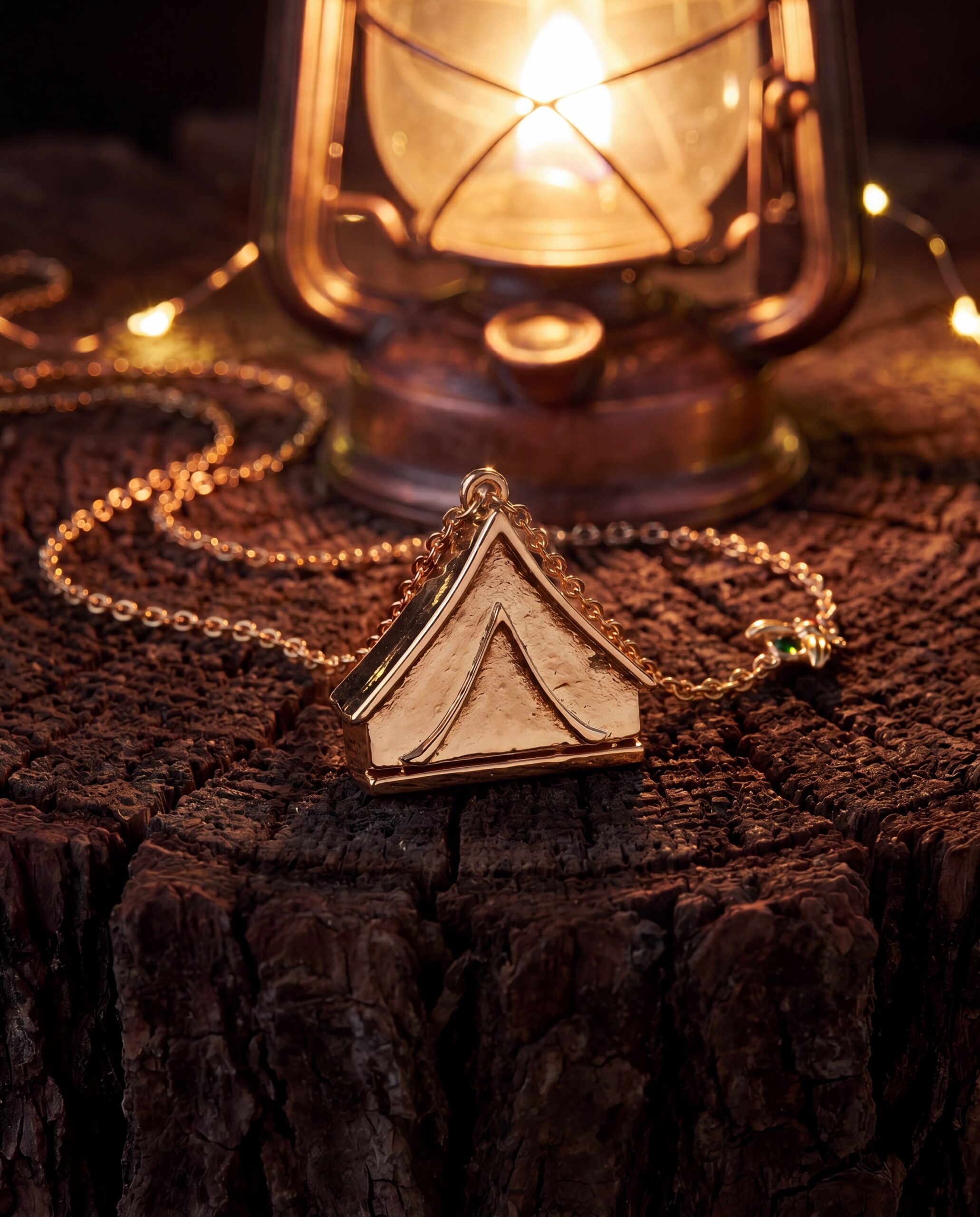 Glow With The Flow Camping Tent Necklace - Image 5