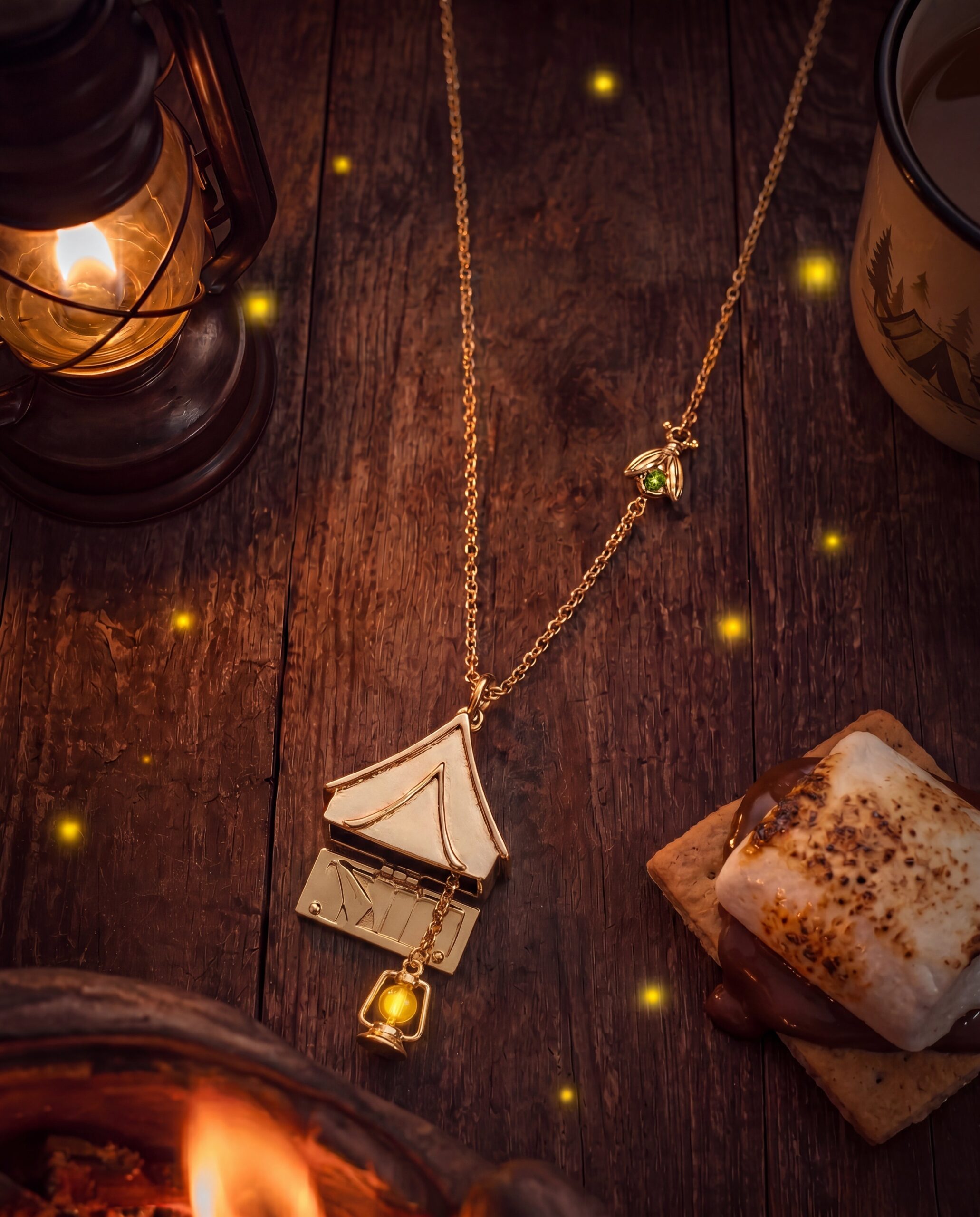 Glow With The Flow Camping Tent Necklace - Image 9