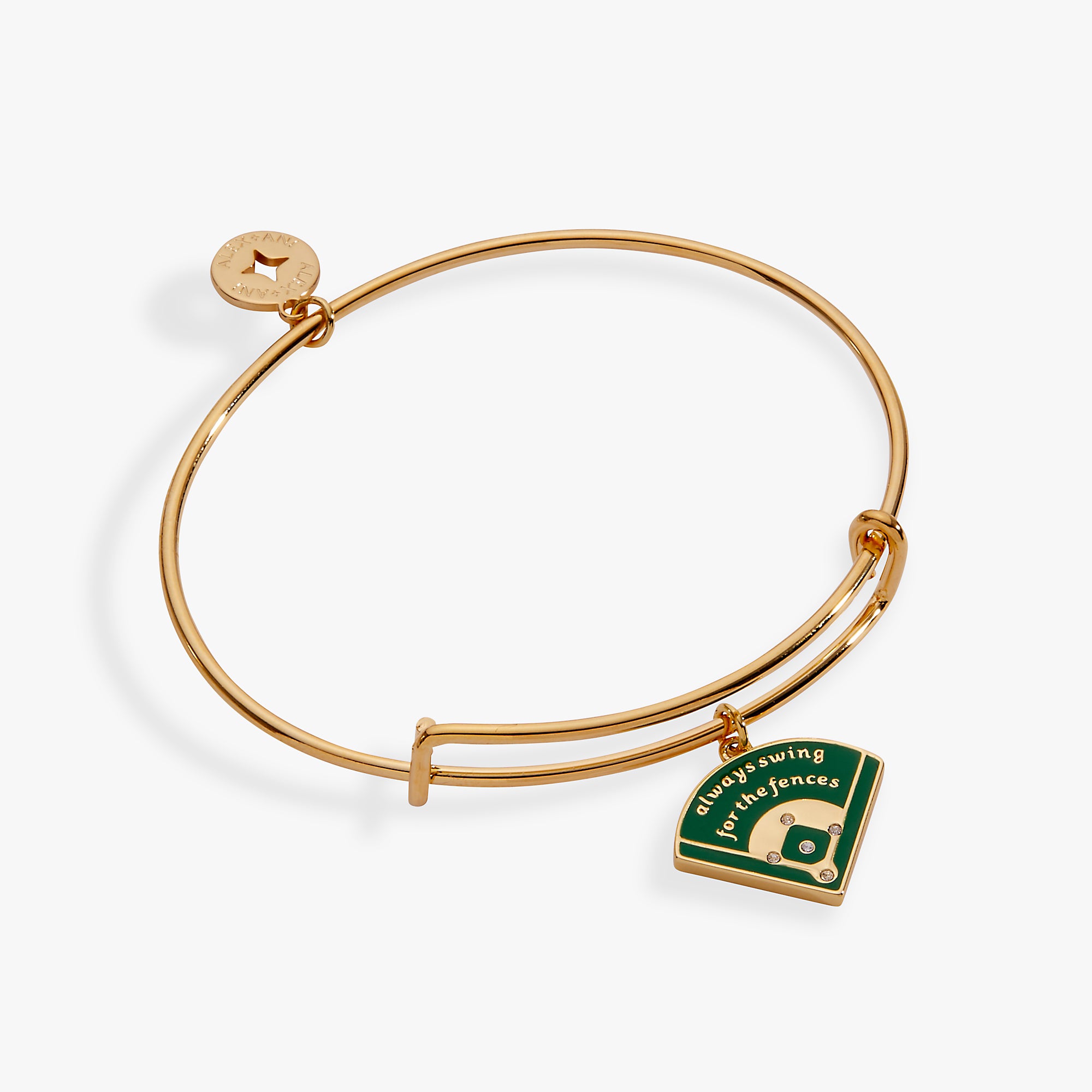 Always Swing for the Fences Charm Bangle - Image 4