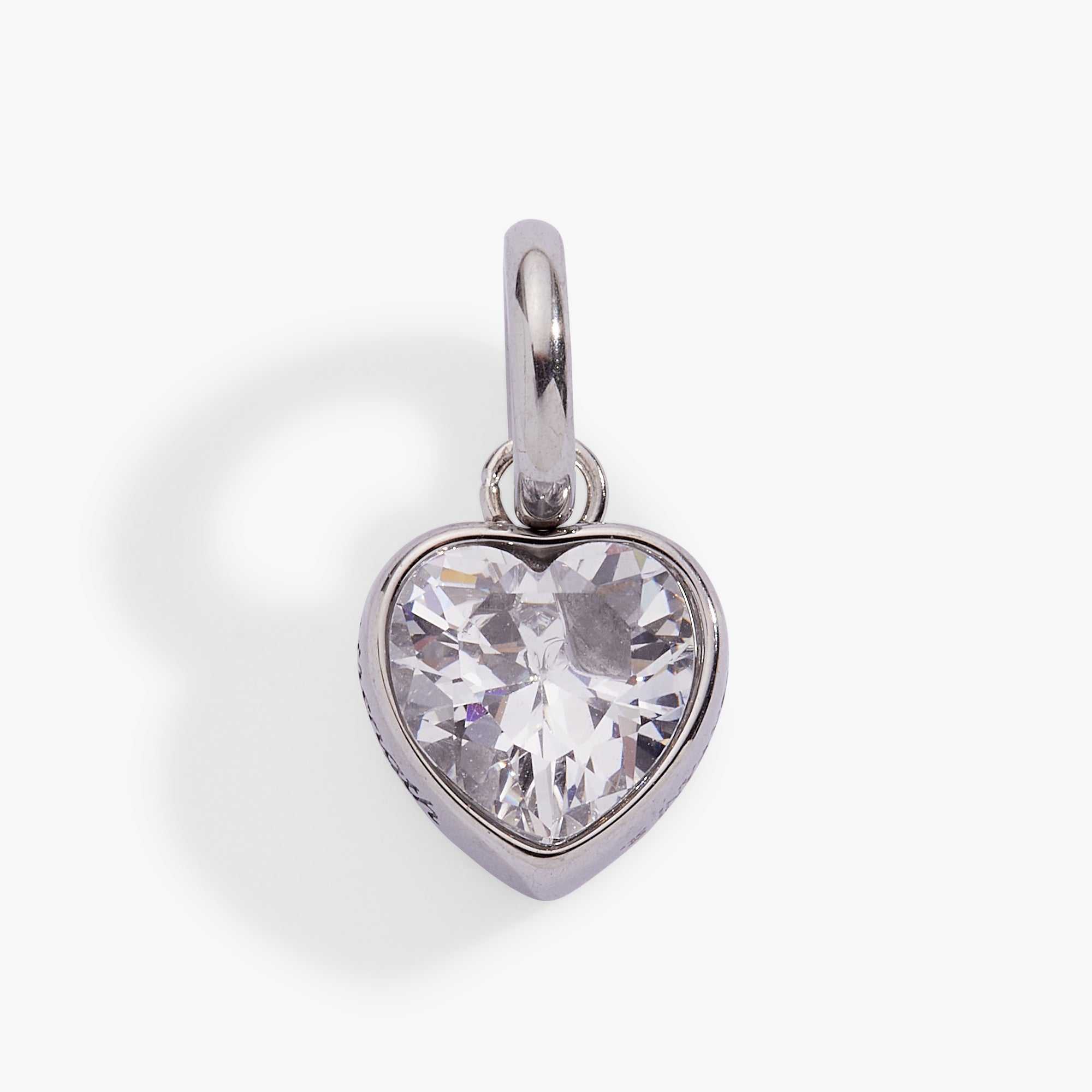 April 'Strength' Heart Birthstone Charm - Image 4