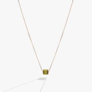 August Birthstone Precious Pendant Necklace