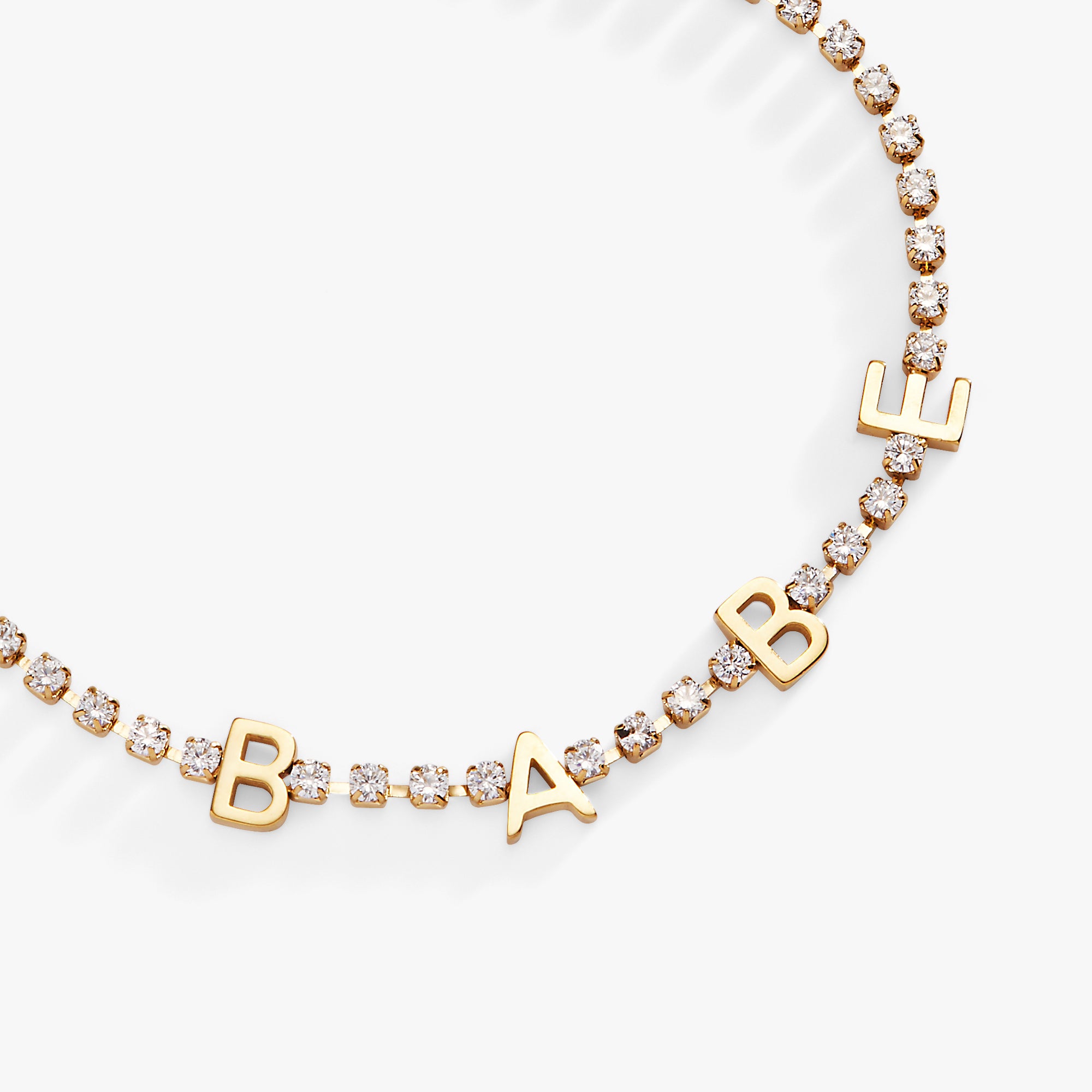 Babe Crystal Tennis Bracelet - Image 7