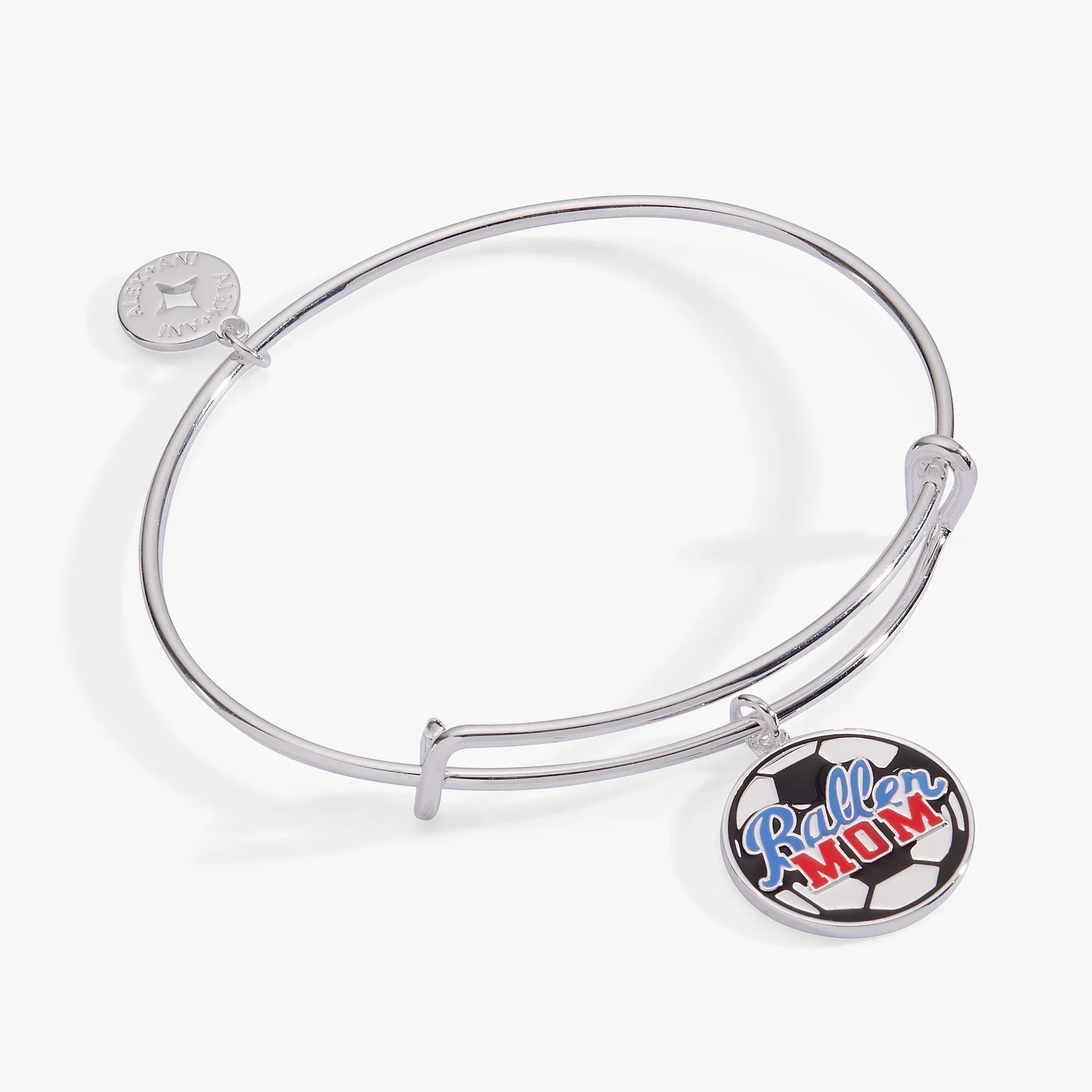 'Baller Mom' Soccer Charm Bangle