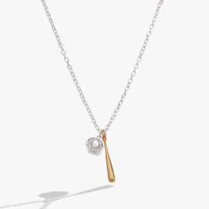 Ballgame Duo Charm Pendant Necklace