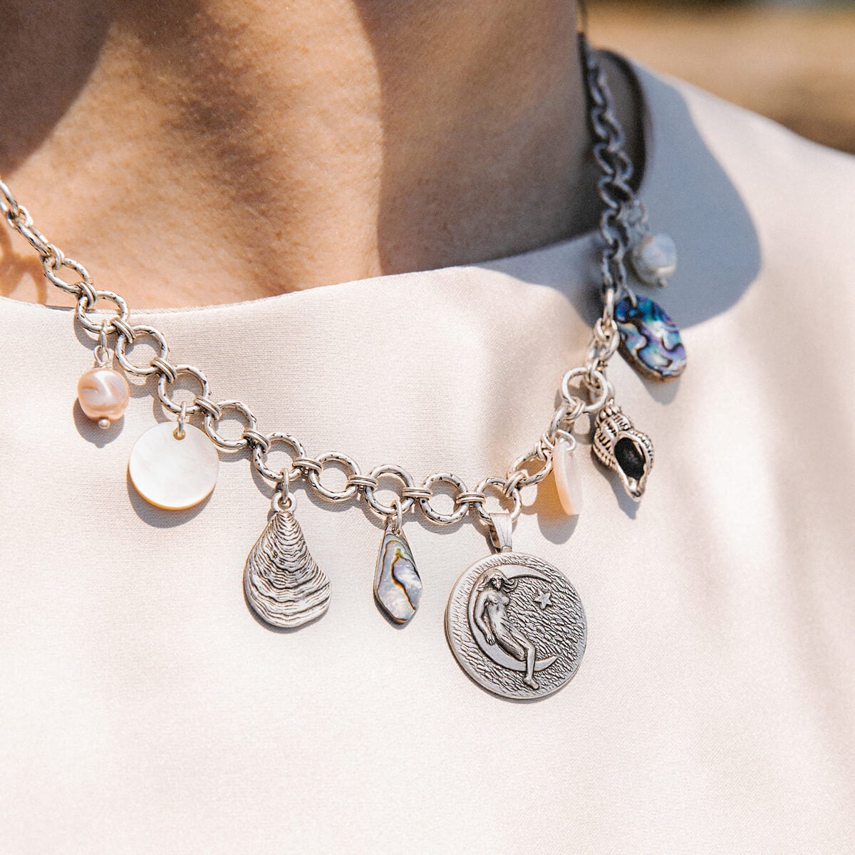 Beach Treasure Multi-Charm Necklace - Image 3