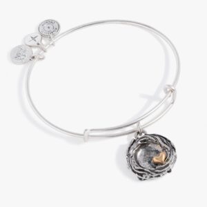 Bird's Nest Charm Bangle