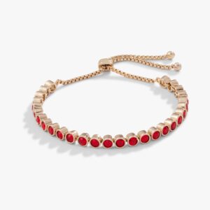 Bolo Tennis Bracelet. Ruby