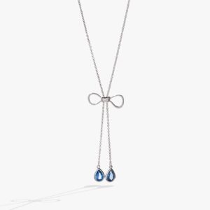 Bow Adjustable Slider Necklace