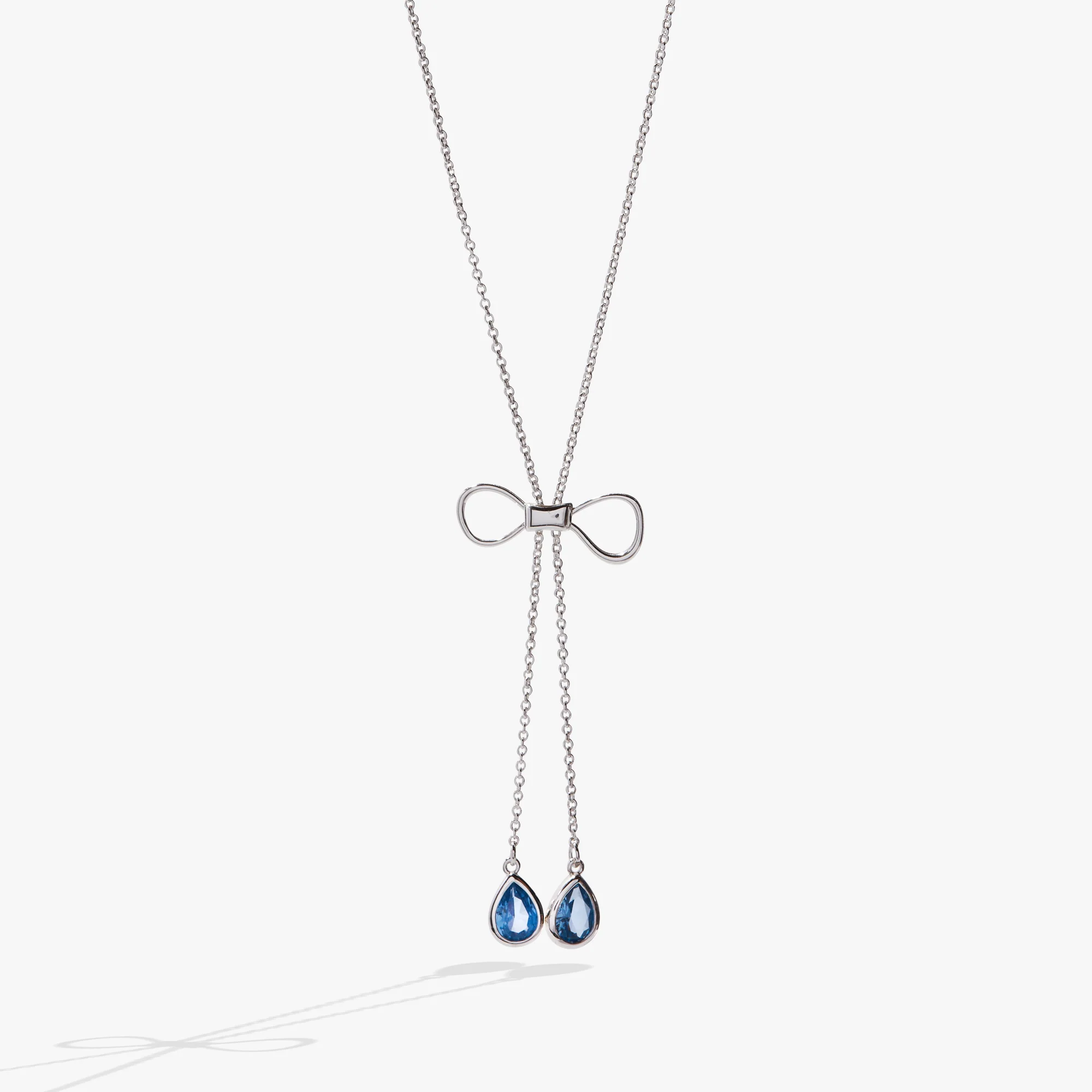 Bow Adjustable Slider Necklace
