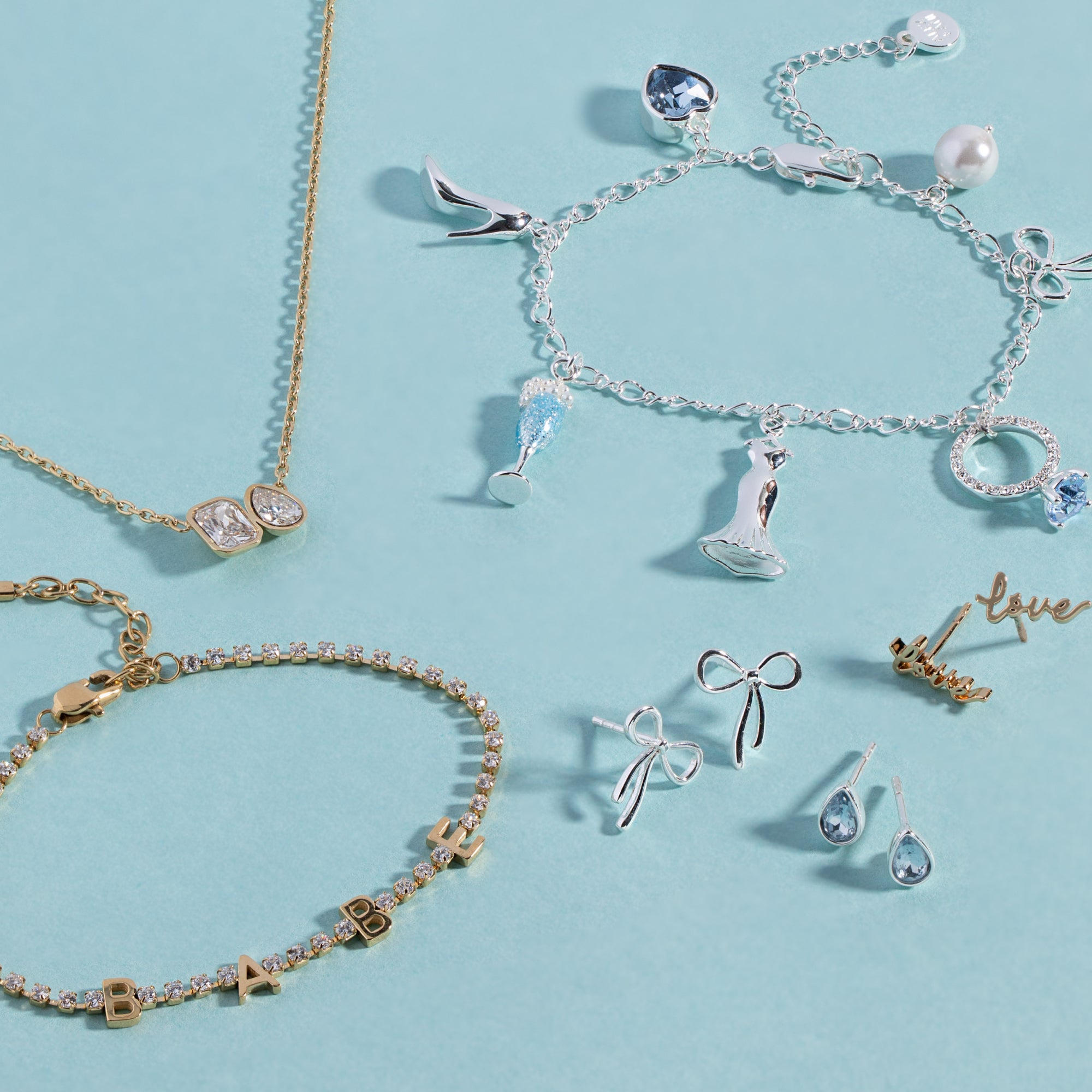 Babe Crystal Tennis Bracelet - Image 5