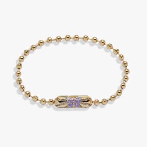 Butterfly Barrel Closure Bracelet