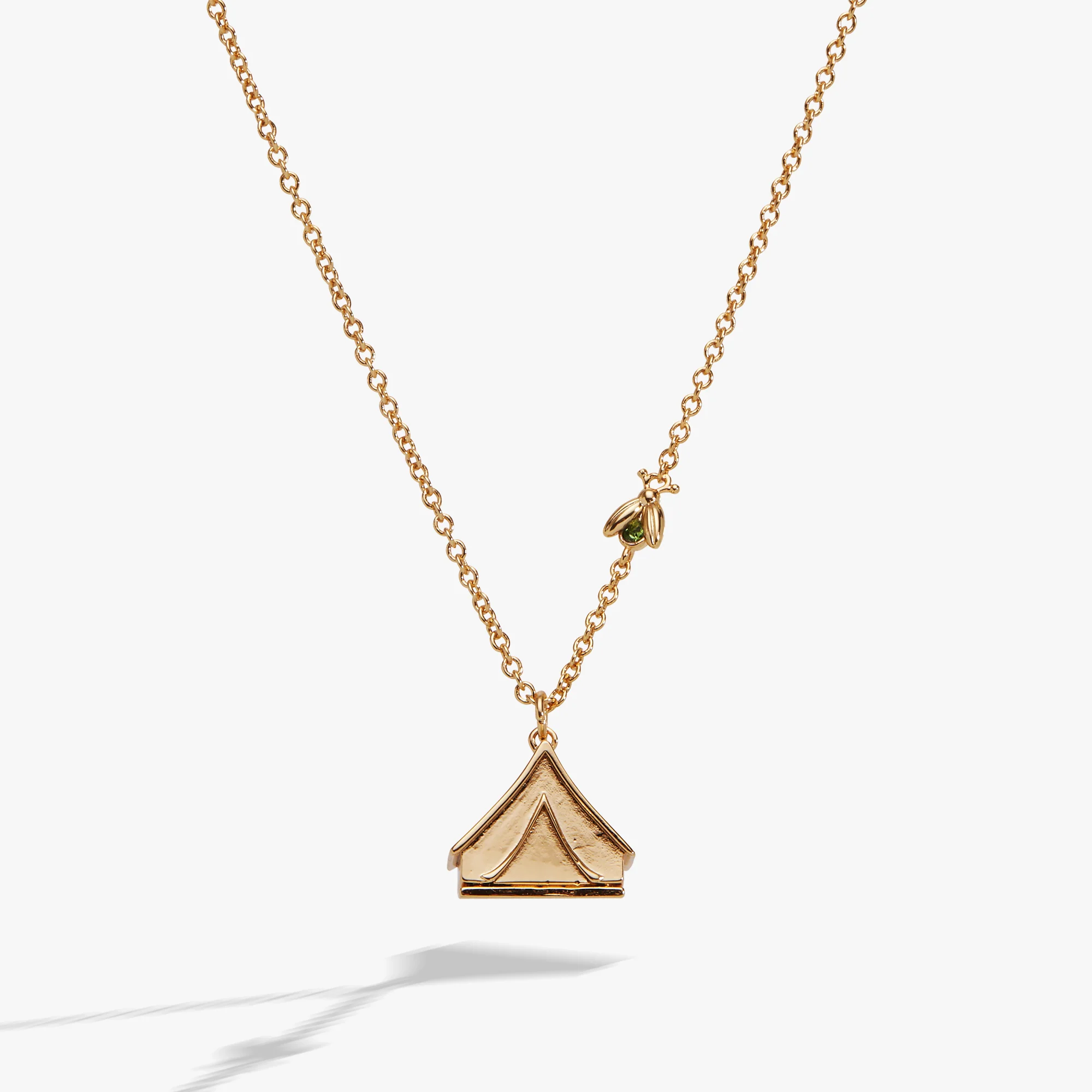 Glow With The Flow Camping Tent Necklace