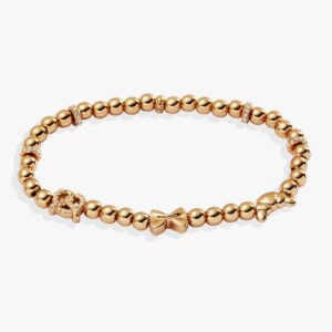 'Carbs are My Love Language' Beaded Stretch Bracelet