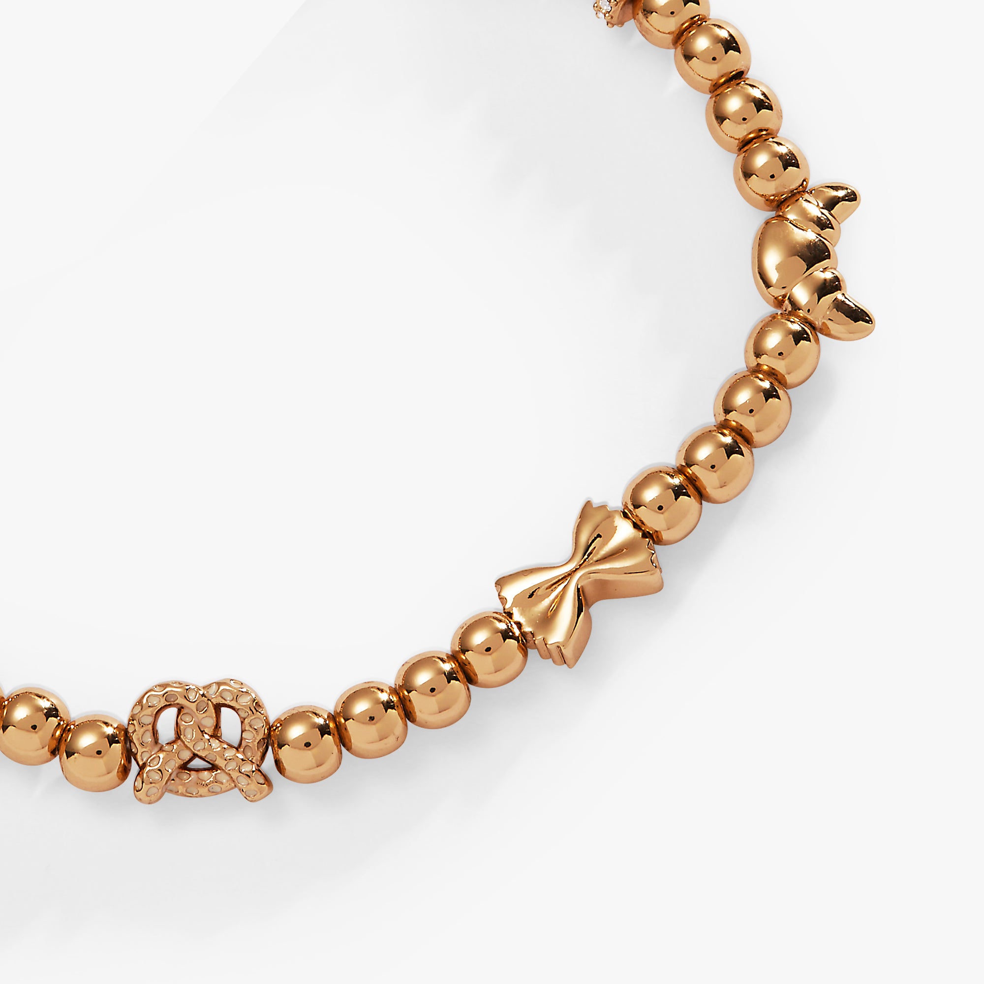 'Carbs are My Love Language' Beaded Stretch Bracelet - Image 2