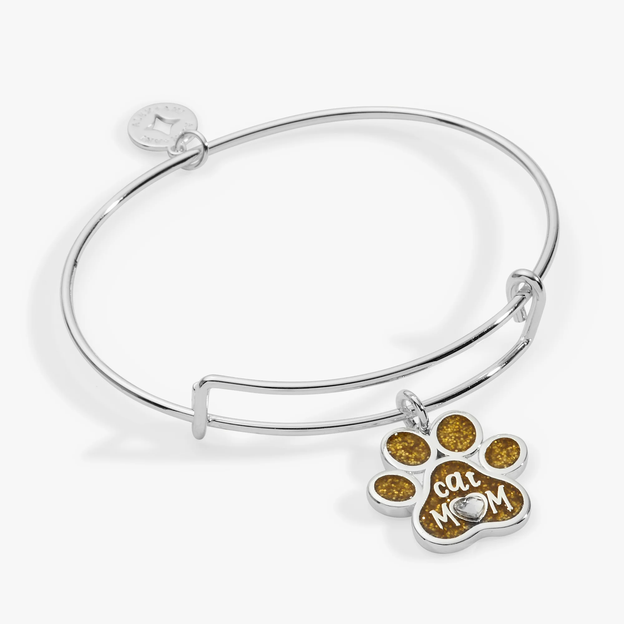 Cat Mom Charm Bangle