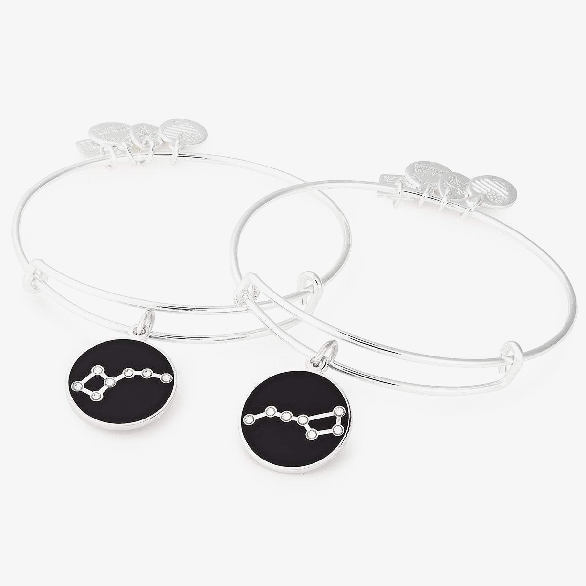Big + Little Dipper Charm Bangles. Set of 2