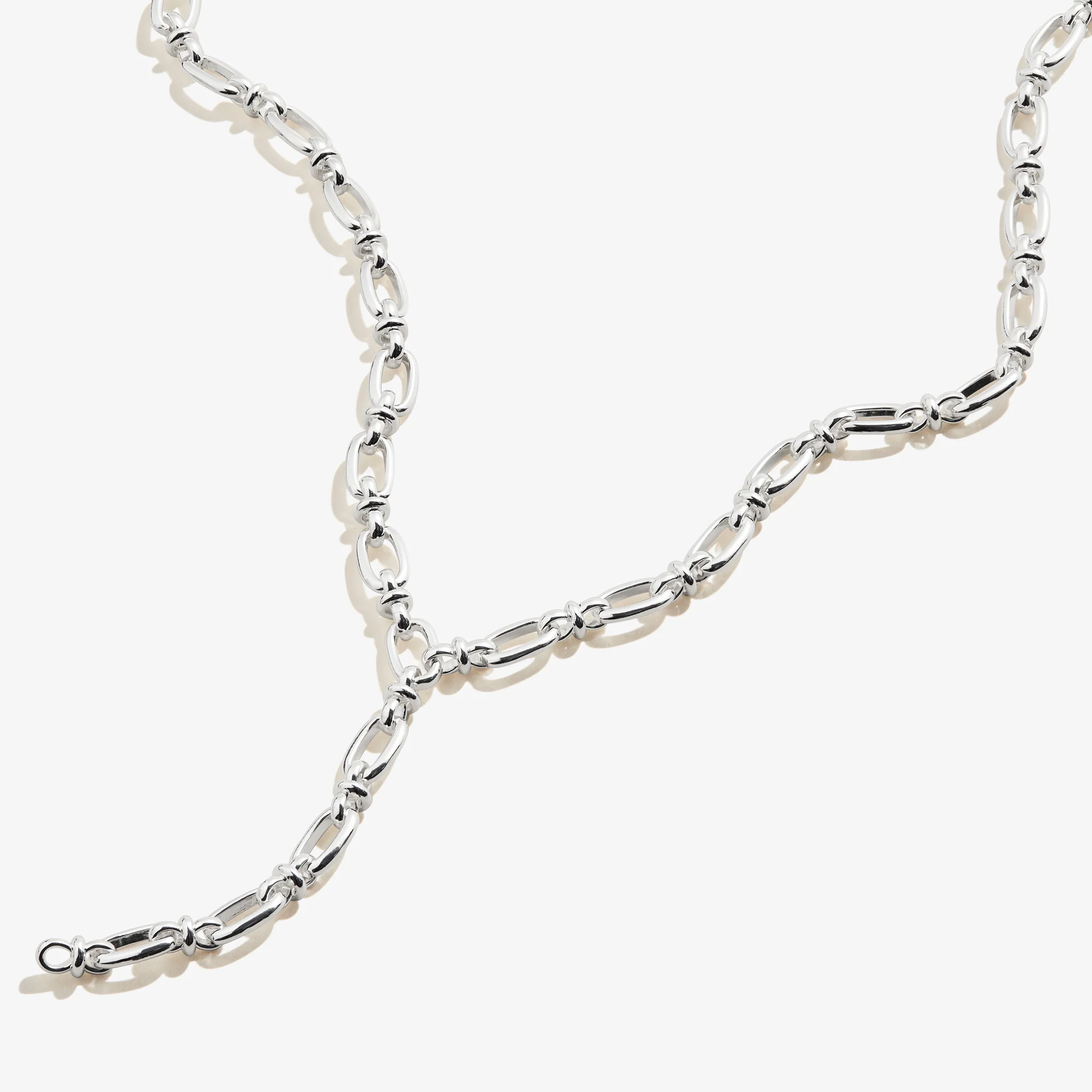 Charm Station Paperclip Chain Y Necklace. 20''