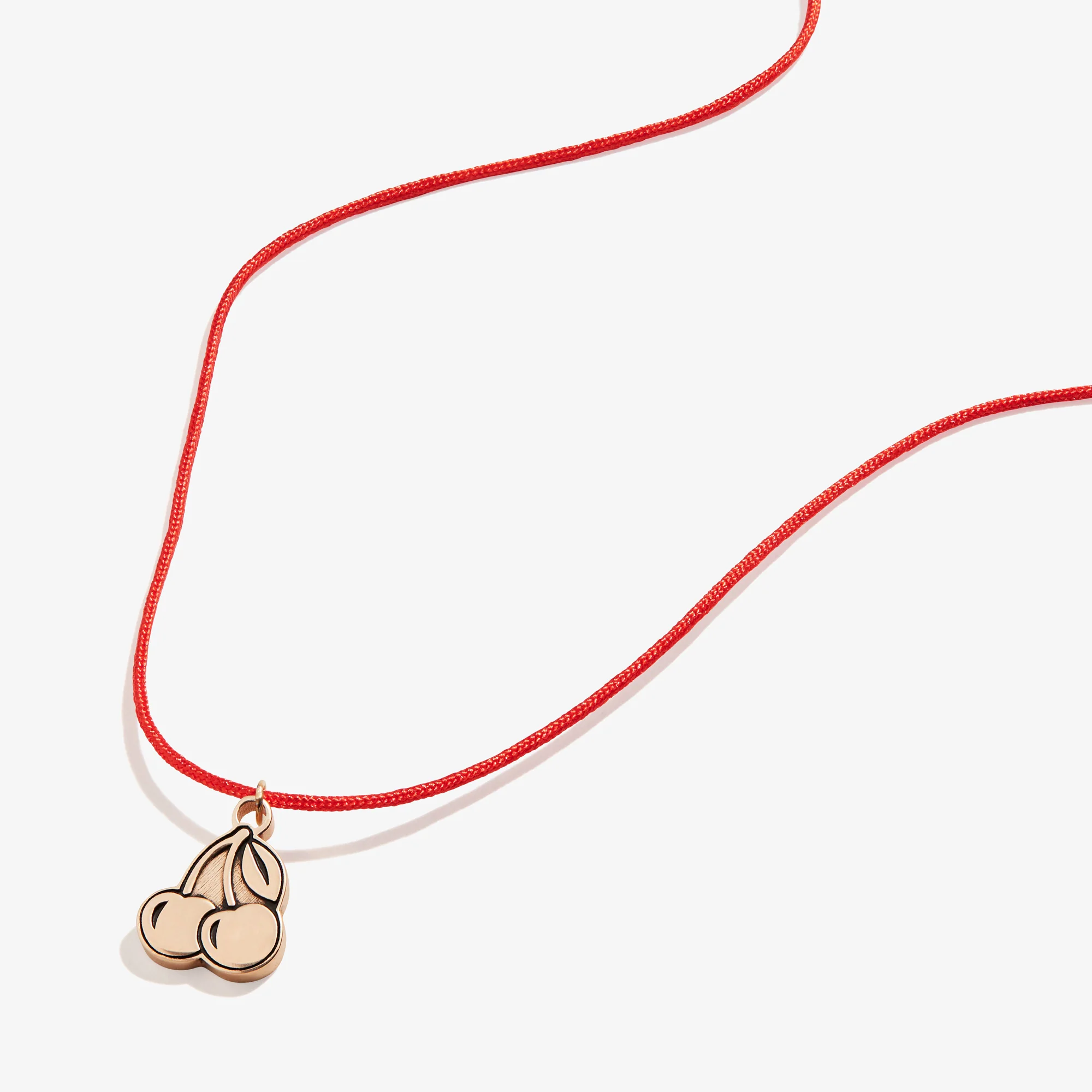 Cherries Cord Necklace. 18