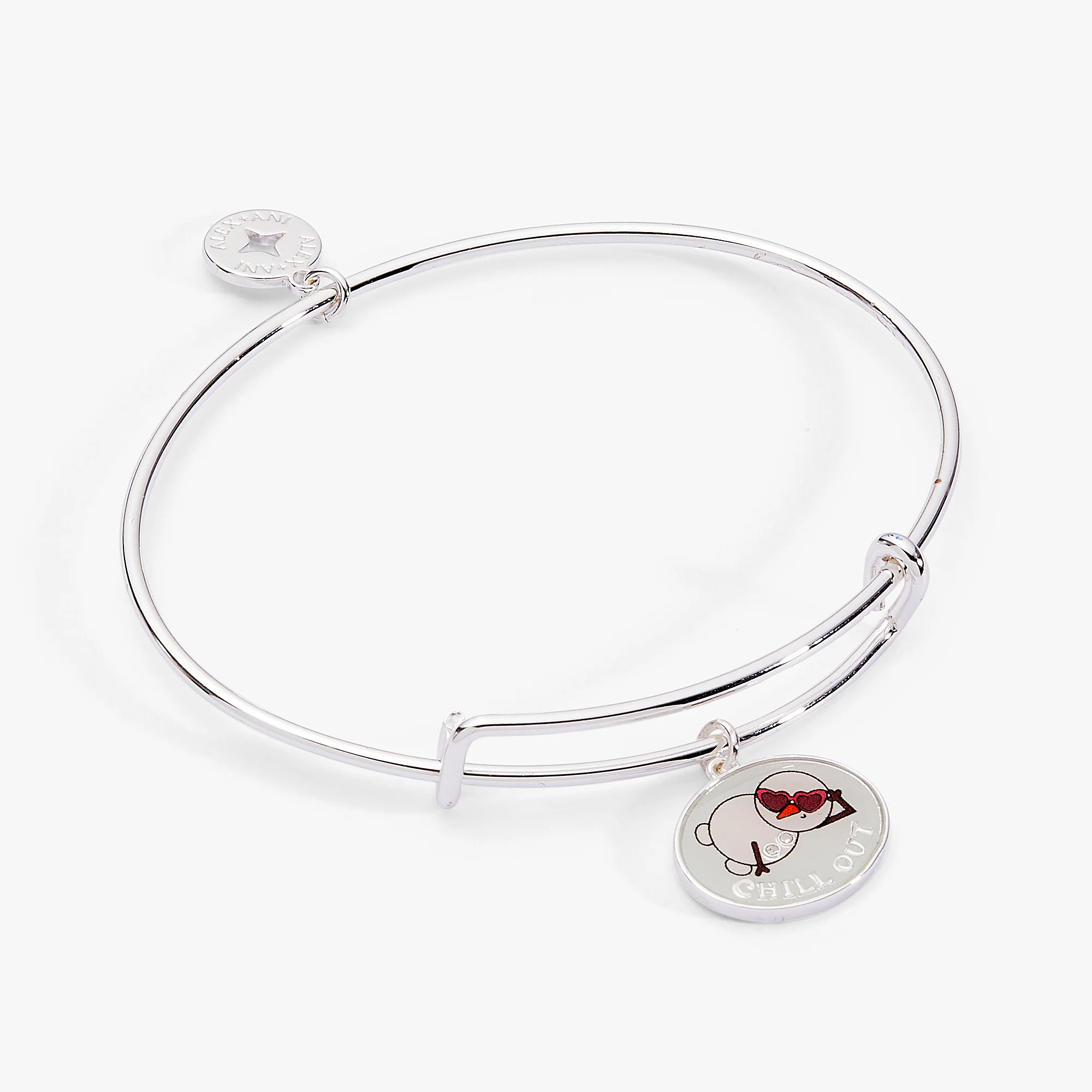 Snowman 'Chill Out' Charm Bangle
