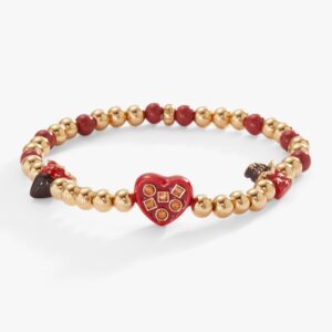 Chocolate Is My Love Language Stretch Bracelet