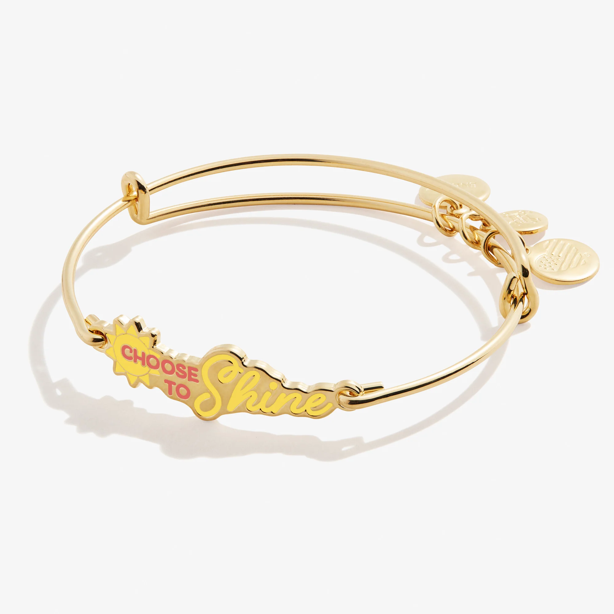 'Choose To Shine' Sunshine Inline Bangle Bracelet