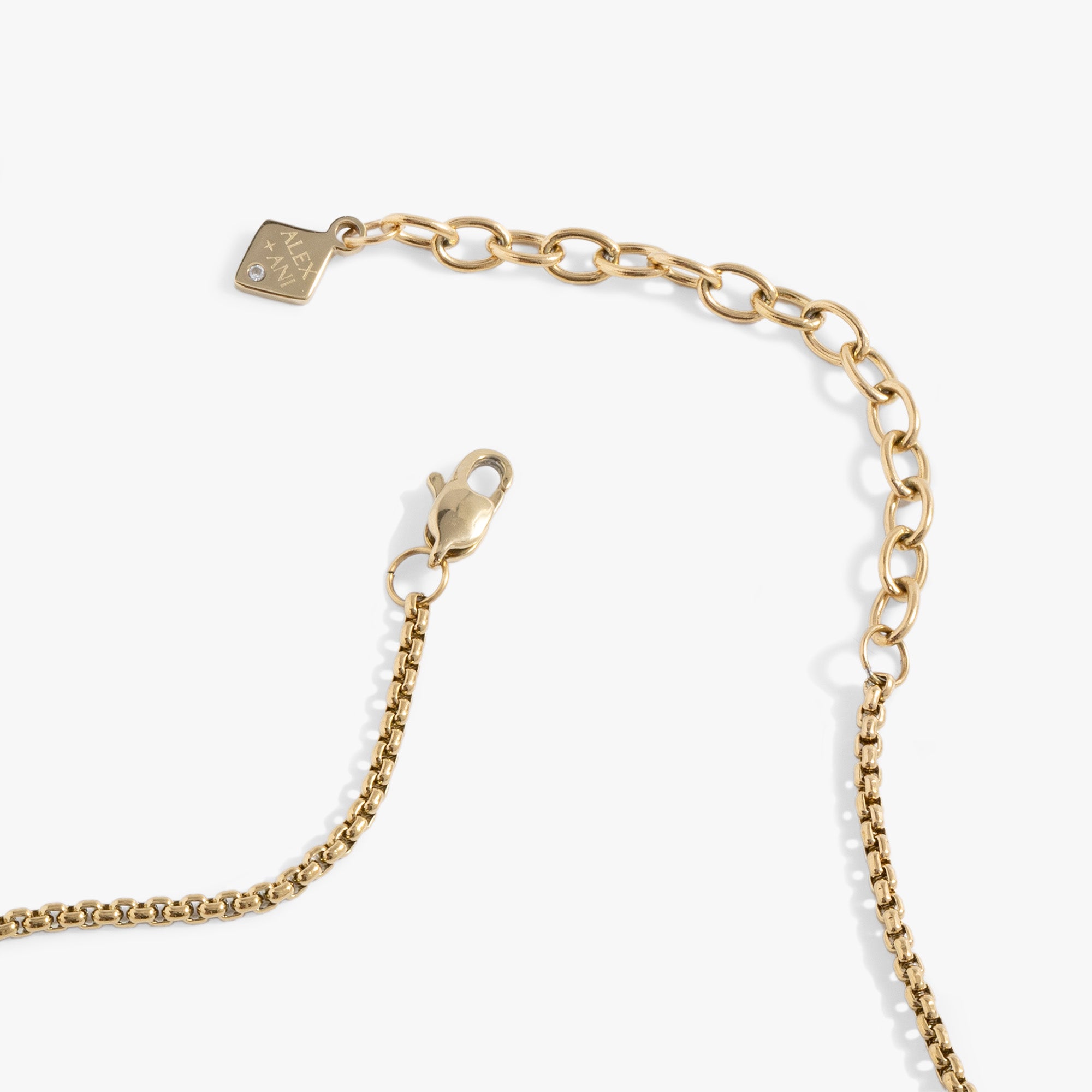 April Birthstone and Flower Flip Charm Necklace - Image 6