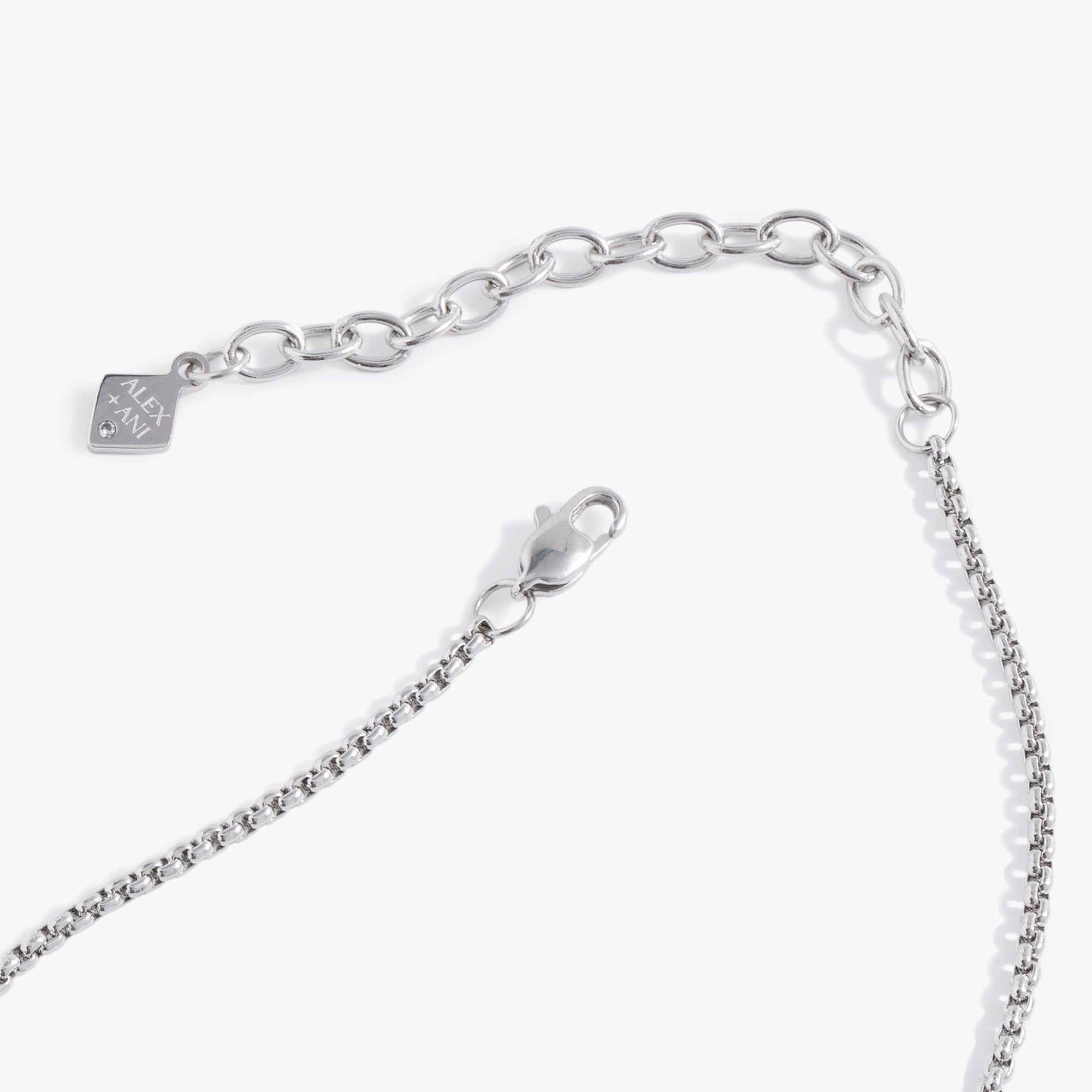 April Birthstone and Flower Flip Charm Necklace - Image 12