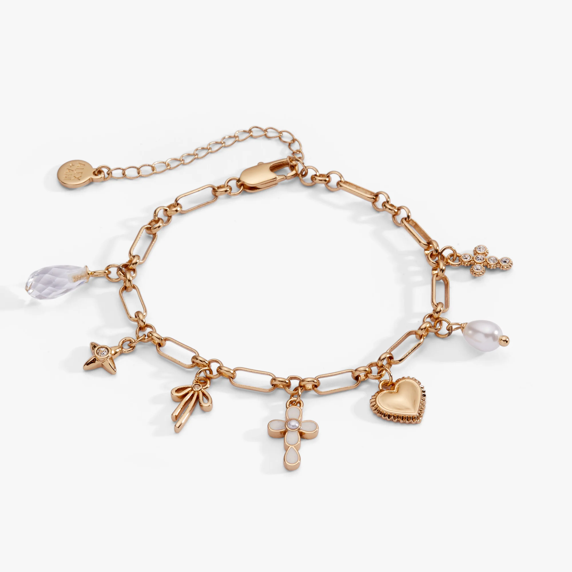Coquette Christian Charm Bracelet