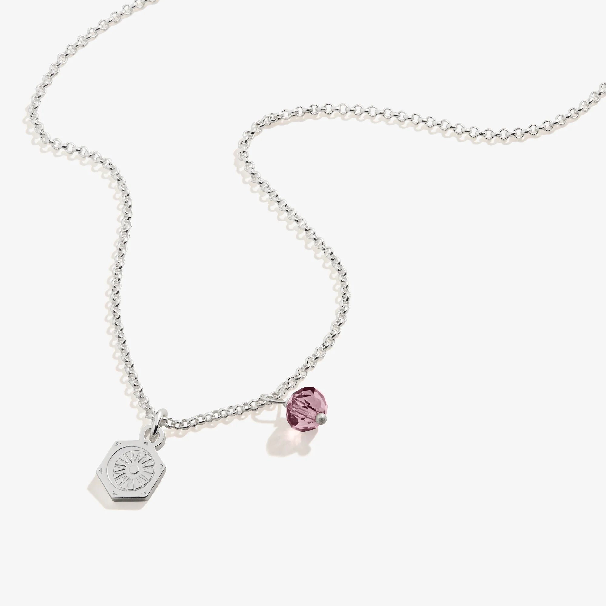 Cosmic Balance Duo Charm Necklace. Adjustable