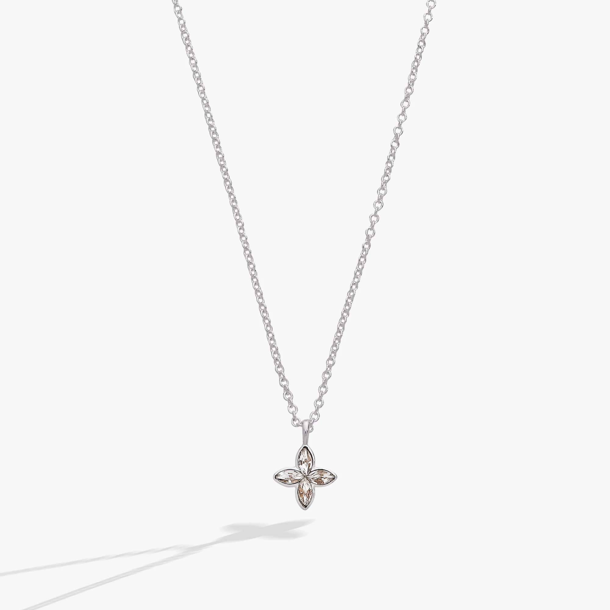 Crystal Logo Star Necklace