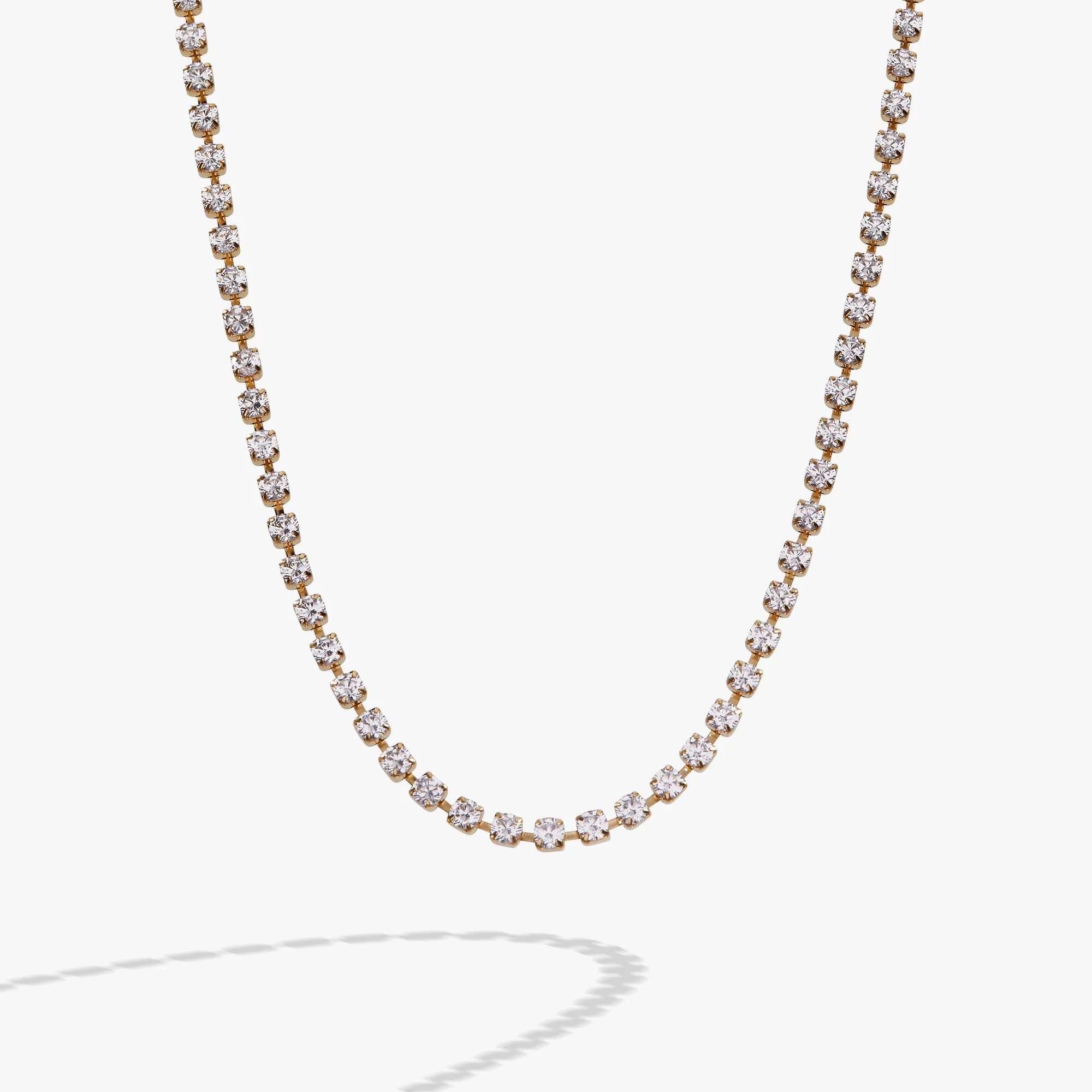 Crystal Tennis Chain Necklace
