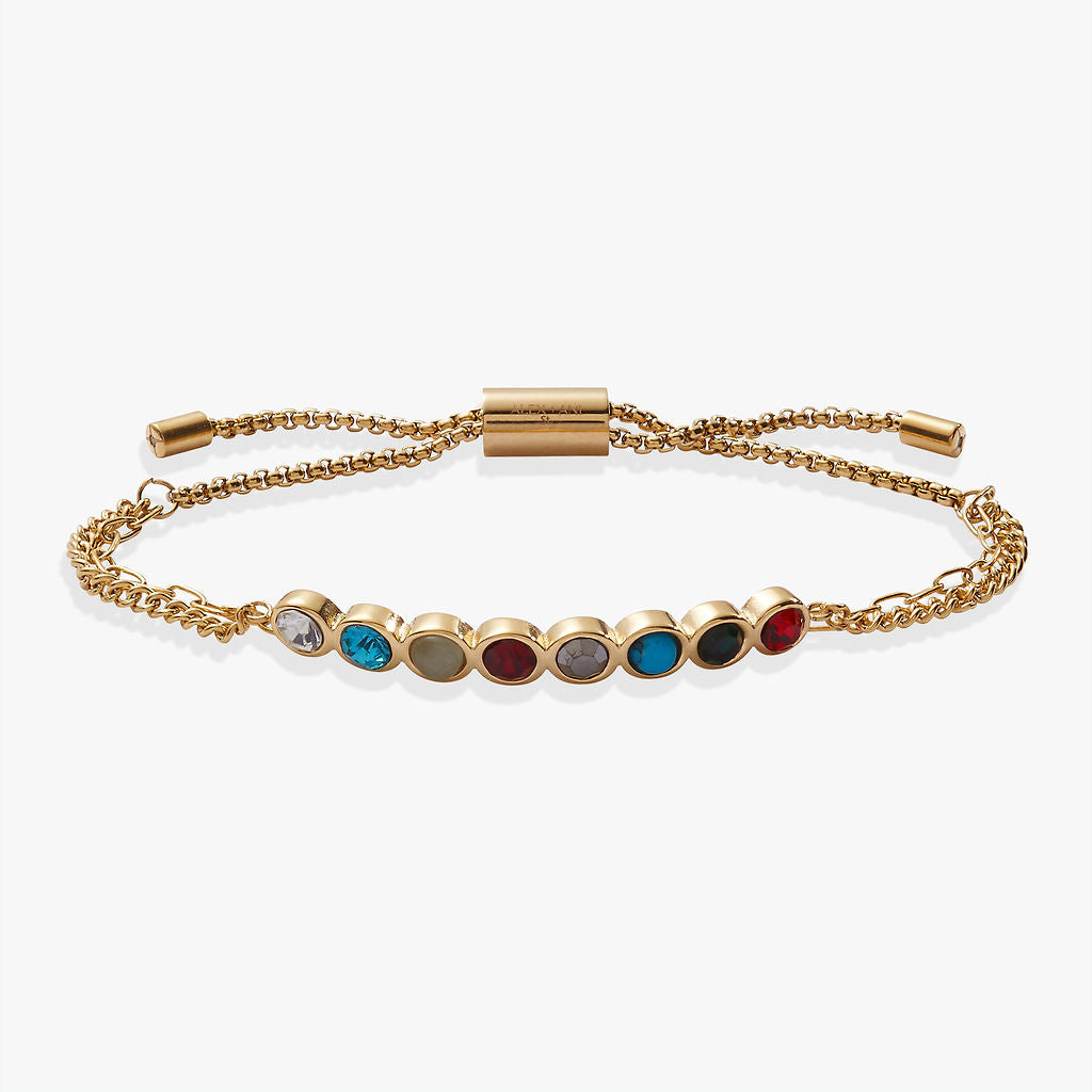 Daughter Hidden Message Acrostic Bolo Bracelet - Image 4