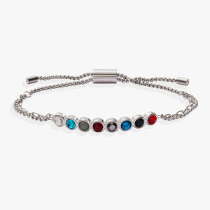 Daughter Hidden Message Acrostic Bolo Bracelet