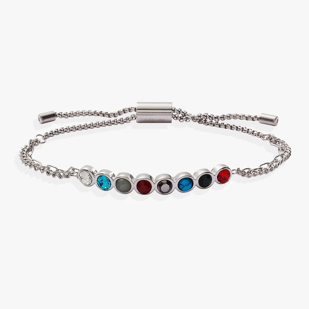 Daughter Hidden Message Acrostic Bolo Bracelet