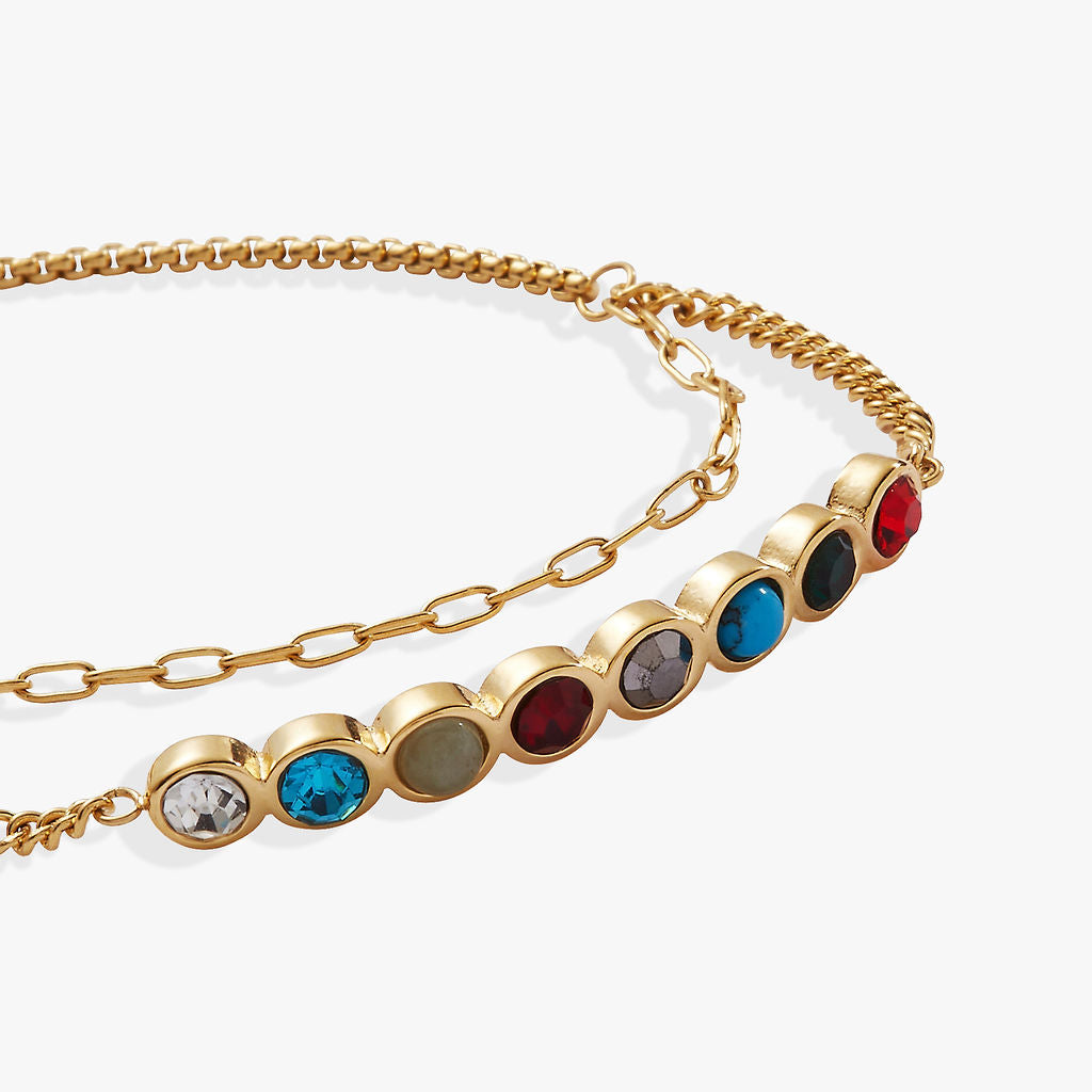 Daughter Hidden Message Acrostic Bolo Bracelet - Image 6