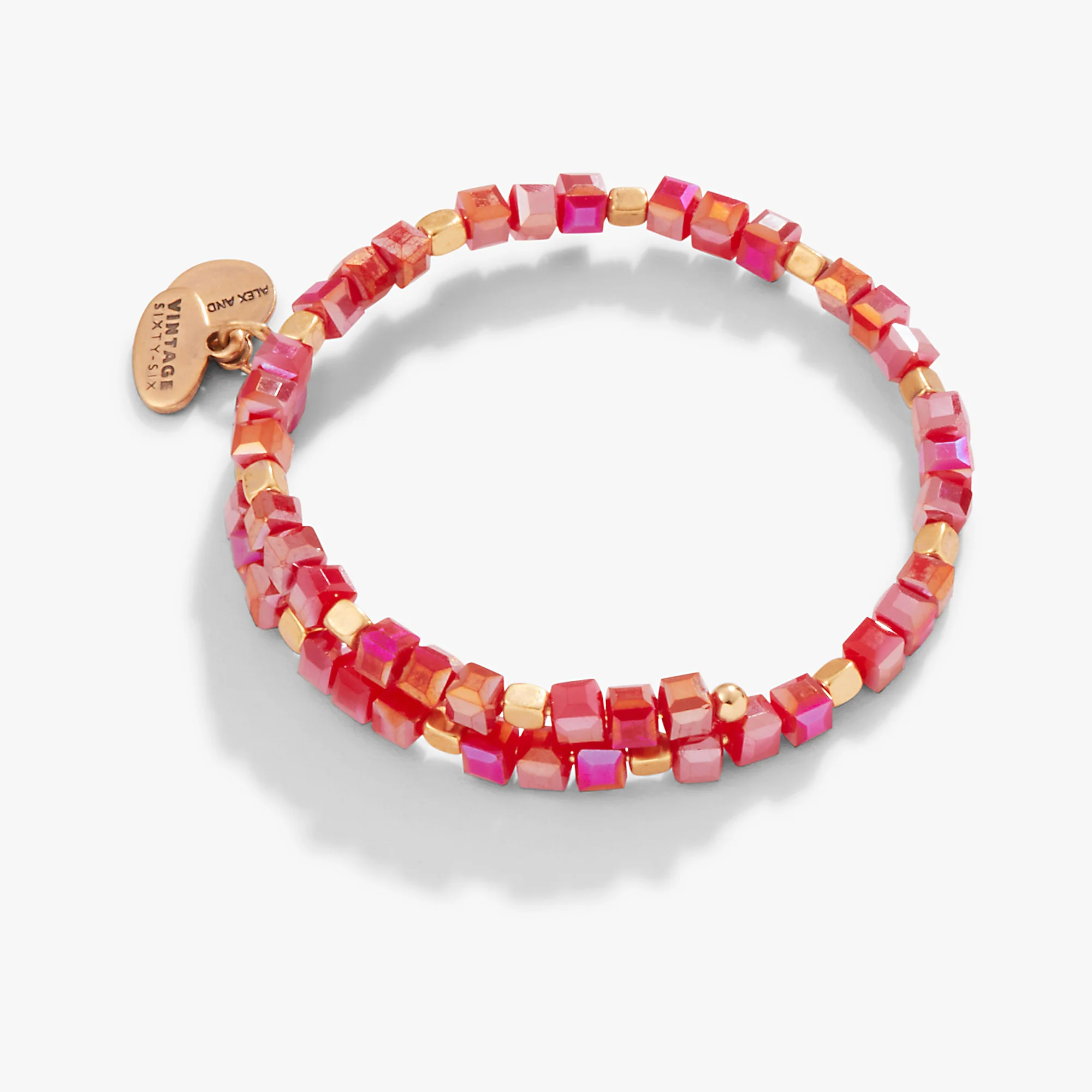Dazzle Beaded Wrap. Raspberry