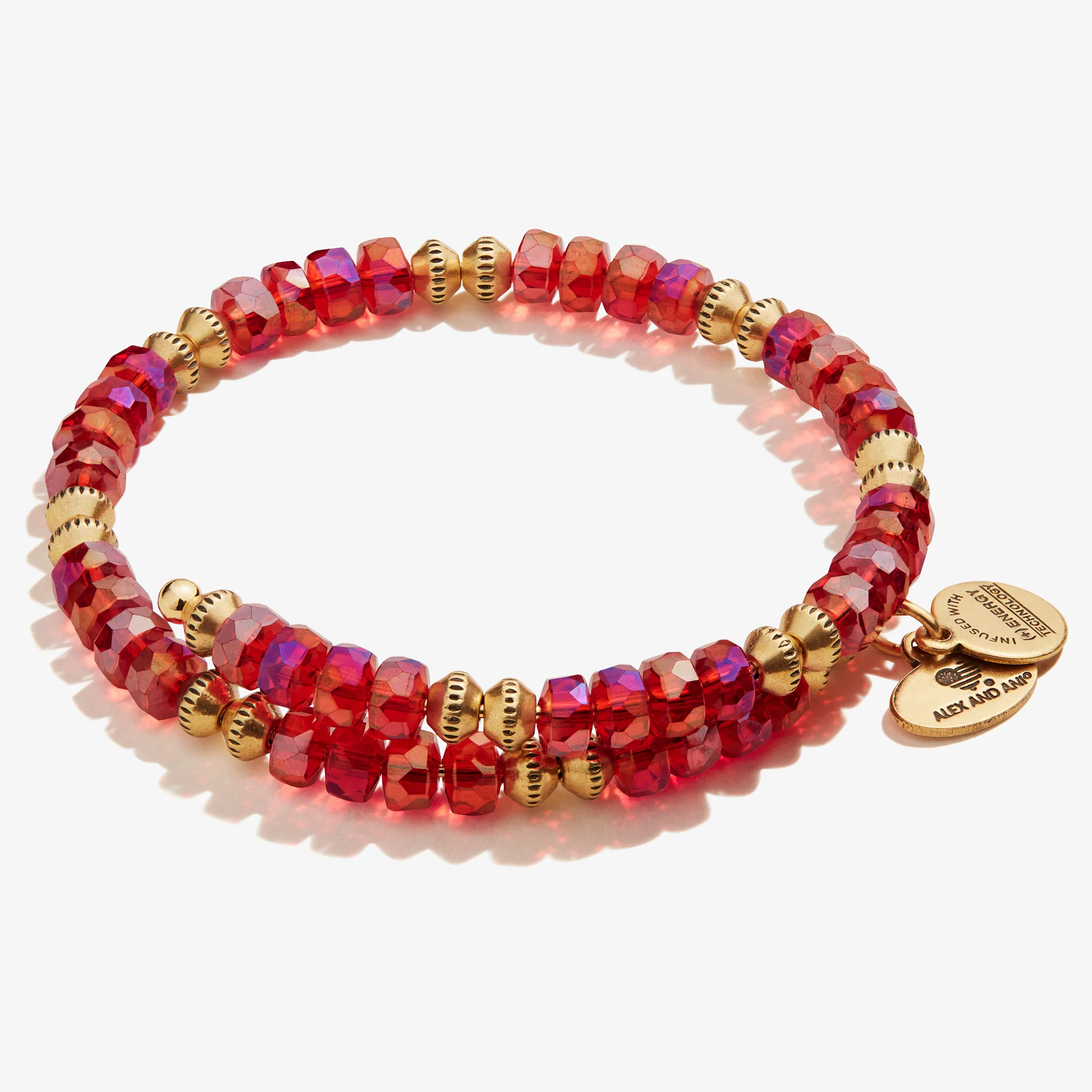 Dazzle Wrap Bracelet. Ruby
