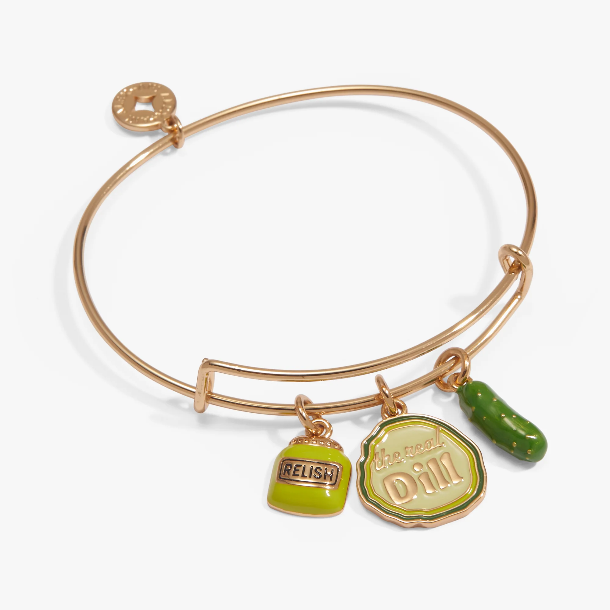 'The Real Dill' Pickle Charm Bangle
