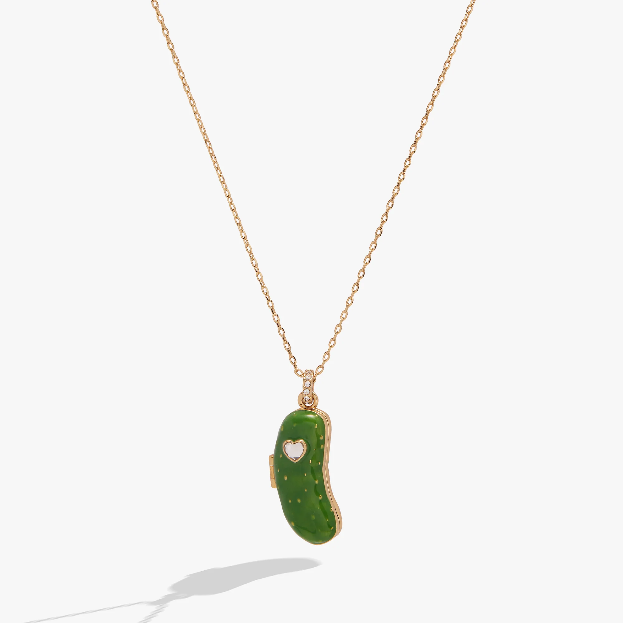 'I Like My Pickle Spicy' Locket Necklace