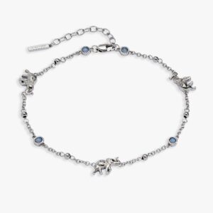 Elephant Inline Charm Anklet