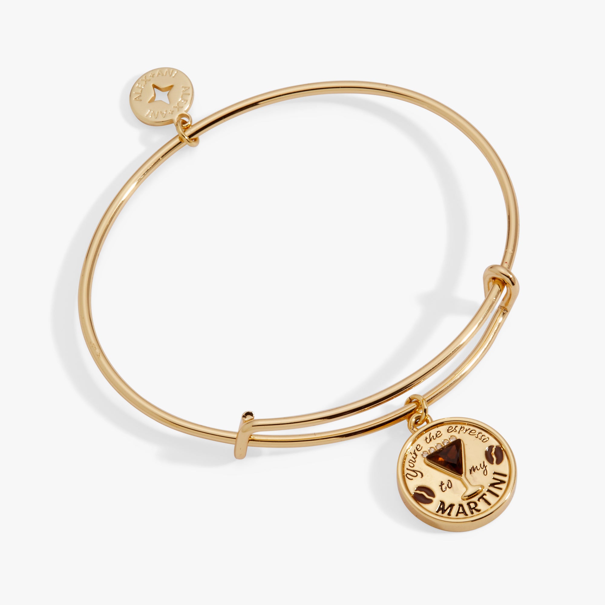 'You're The Espresso To My Martini' Charm Bangle