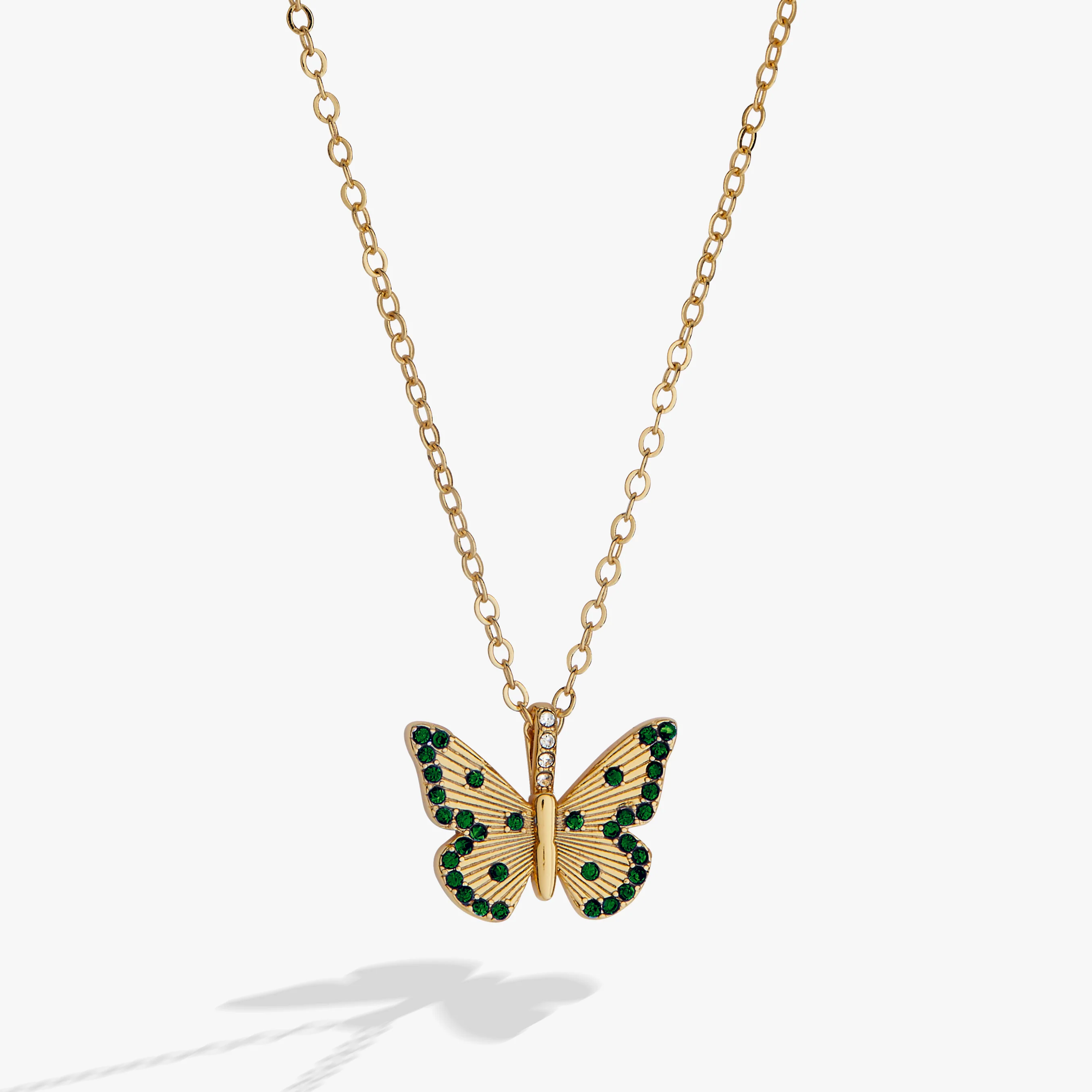 May 'Hope' Butterfly Birthstone Pendant