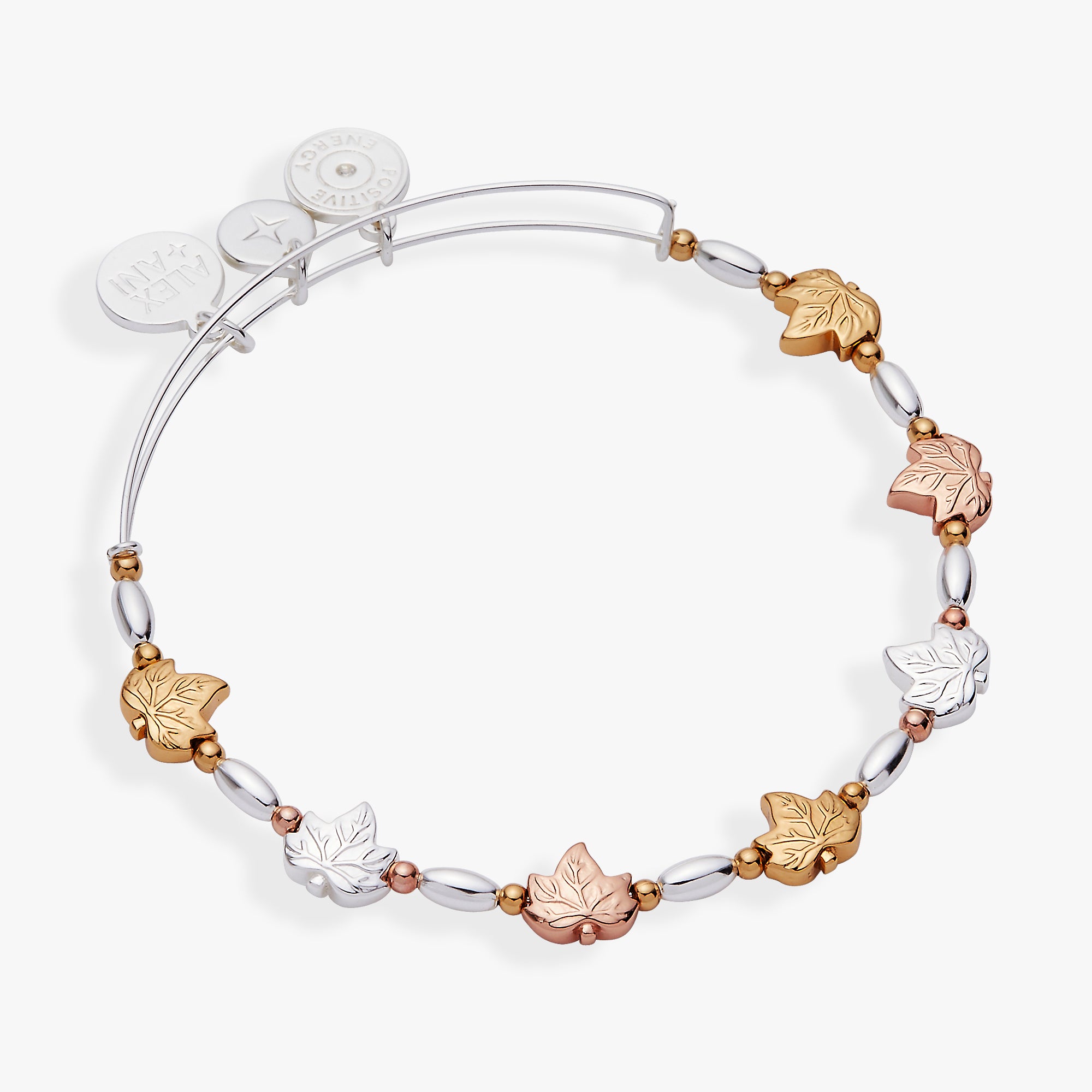 Woodland Falling Leaves Beaded Bangle - Image 3
