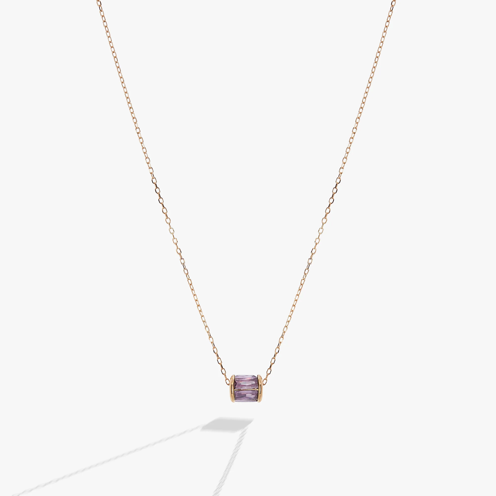 February Birthstone Precious Pendant Necklace