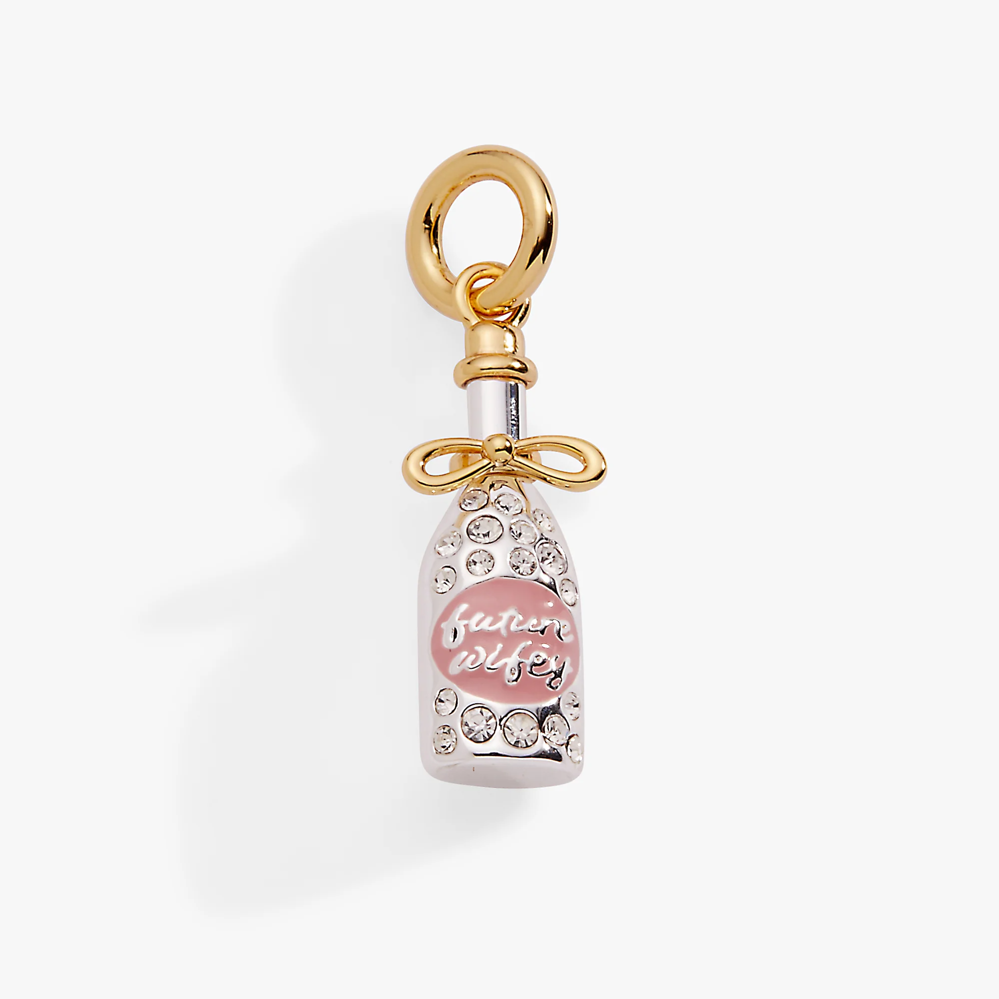 'Future Wifey' Crystal Champagne Charm