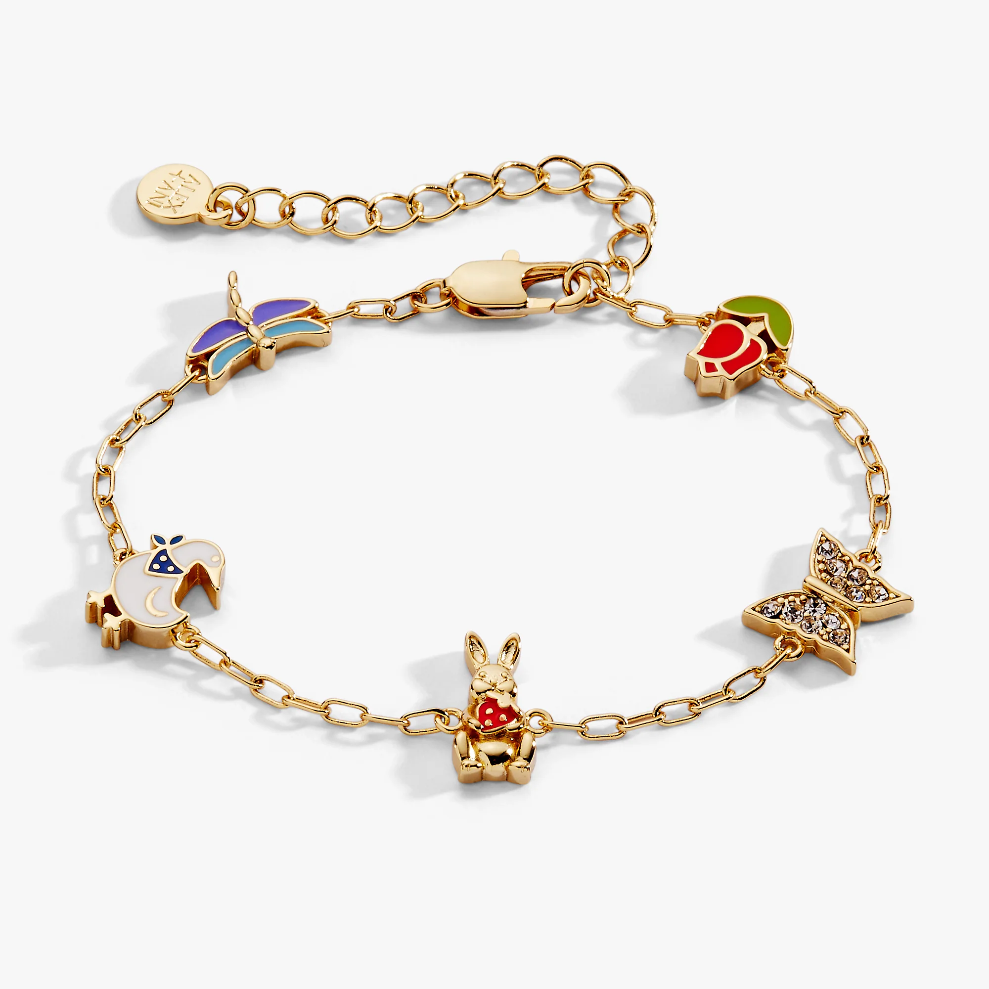 Garden Party Inline Charm Bracelet