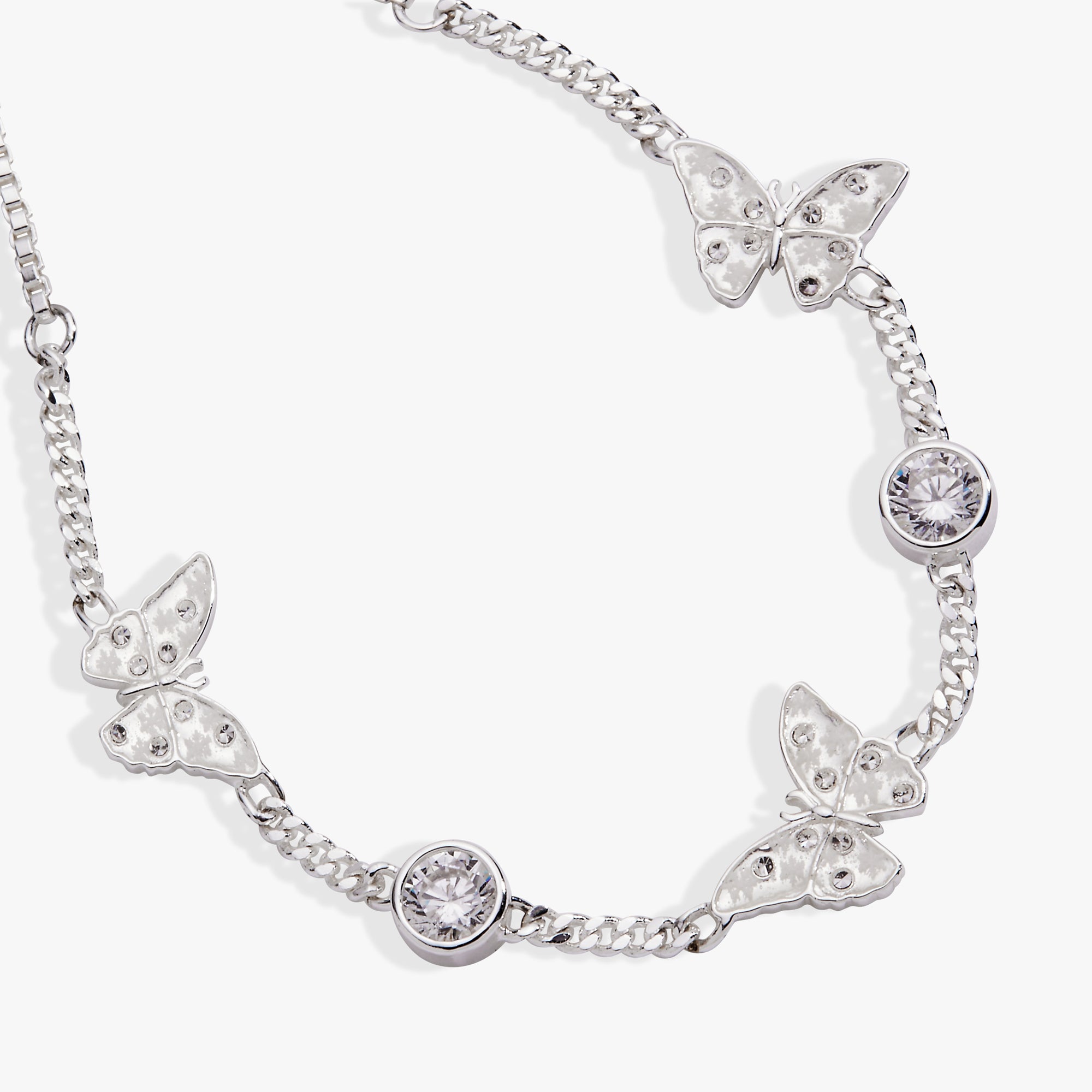 Glass Butterfly Bolo Bracelet - Image 3