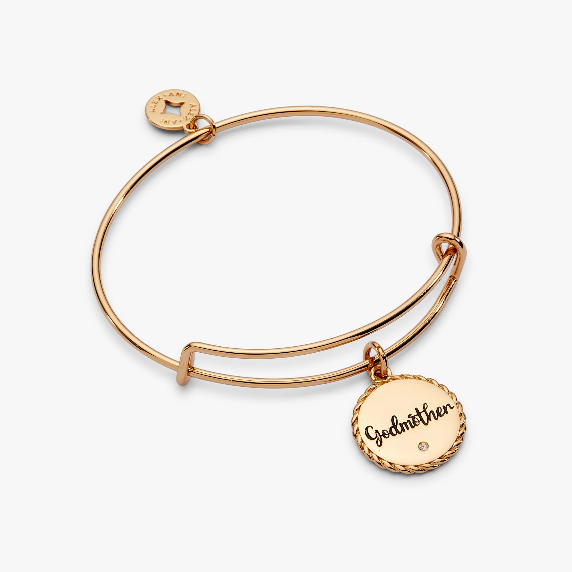 Godmother 'Loves Like A Parent. Acts Like A Friend' Charm Bangle