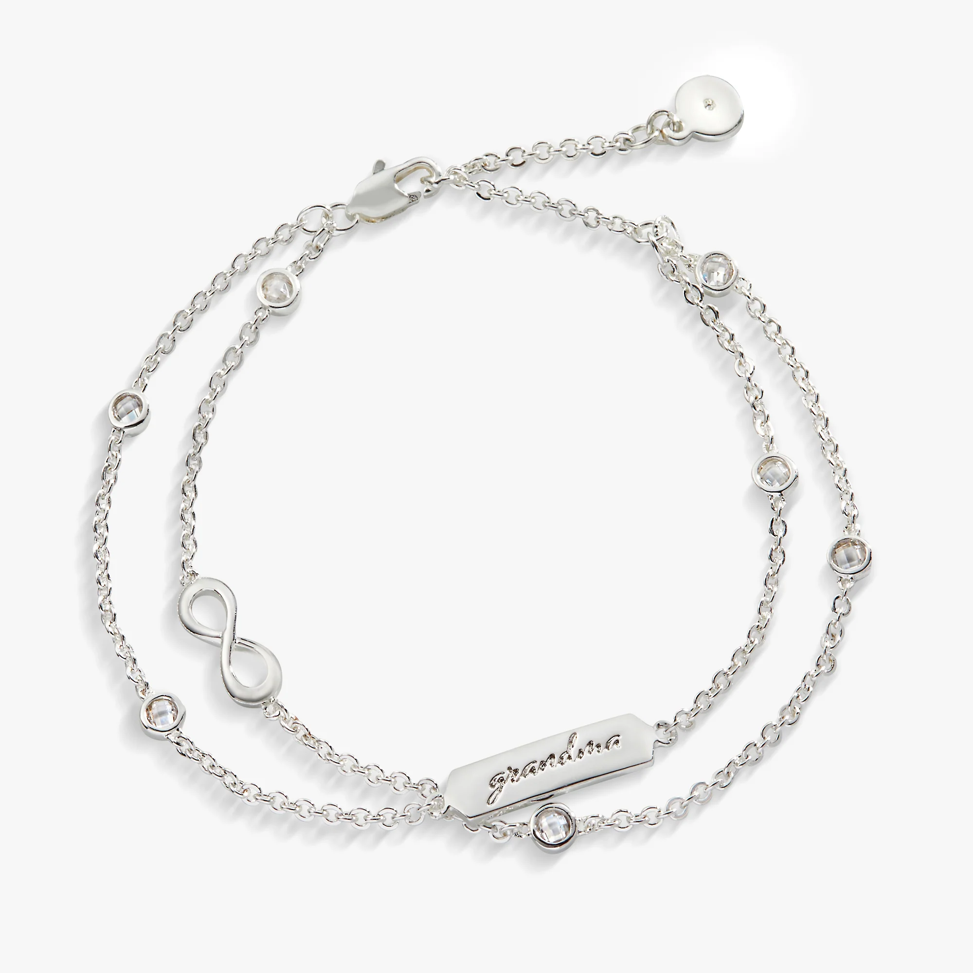 Grandma Infinity Chain Double Strand Bracelet