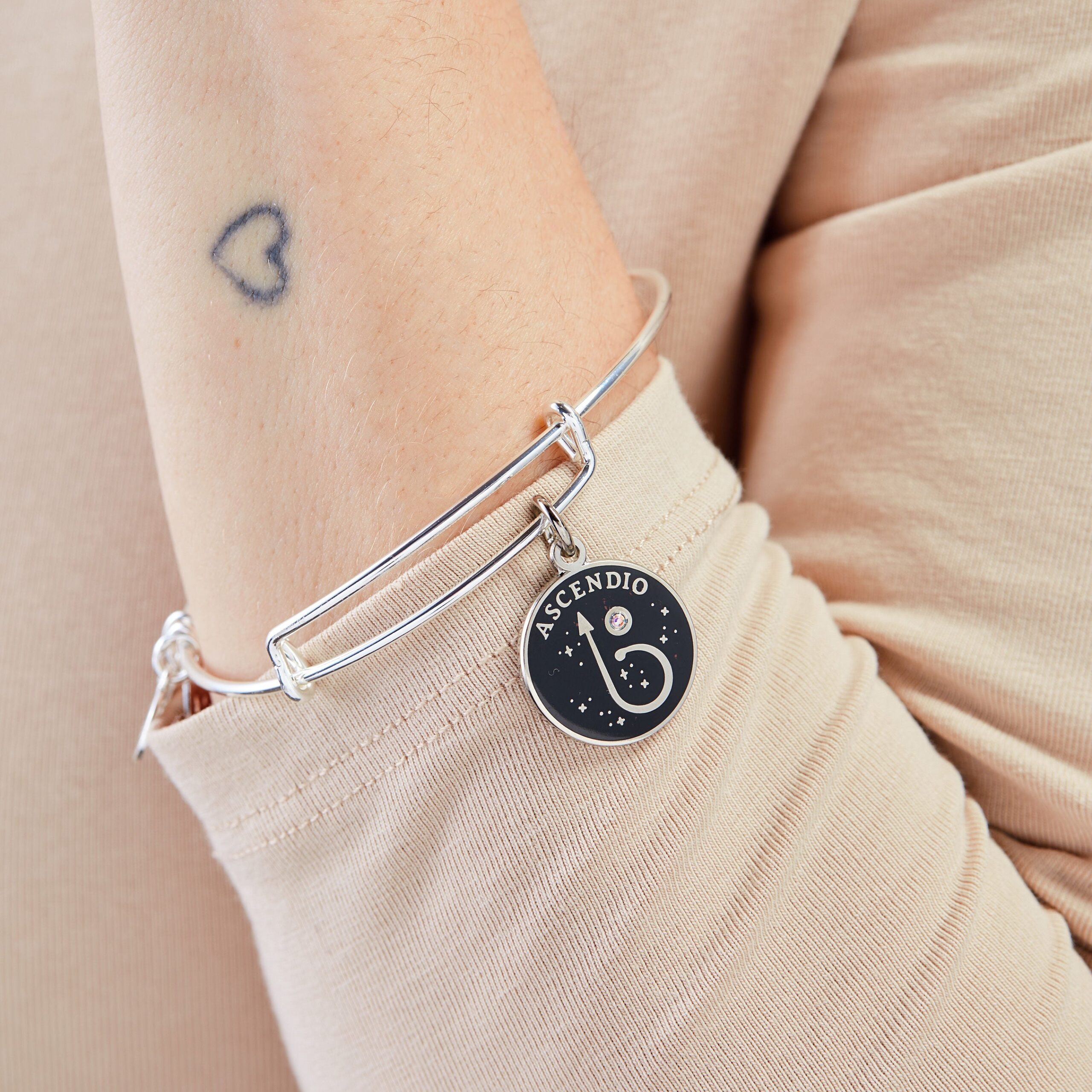 Harry Potter™ 'Ascendio' Charm Bangle Bracelet - Image 2